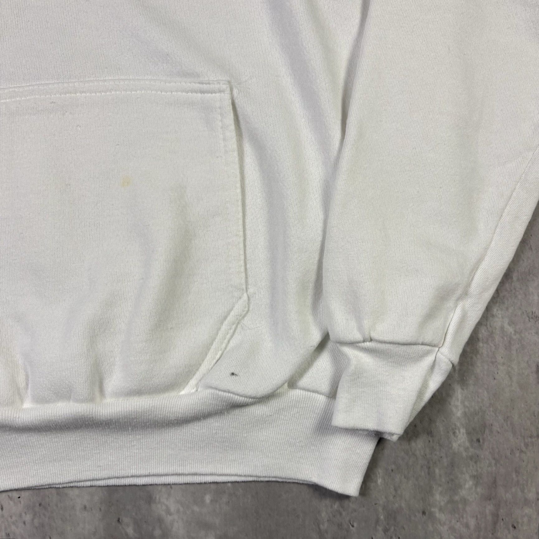 Vintage VINTAGE Artex Hoodie White XL Men Pullover 80s Raglin Cotton Sweatshirt Hooded Performance Gym & Training Size US XL / EU 56 / 4 - 4 Thumbnail