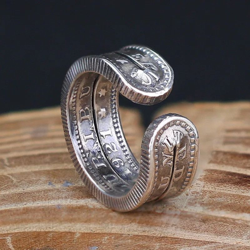 Japanese Brand × Jewelry × Vintage Retro Coin Ring Size ONE SIZE - 4 Thumbnail