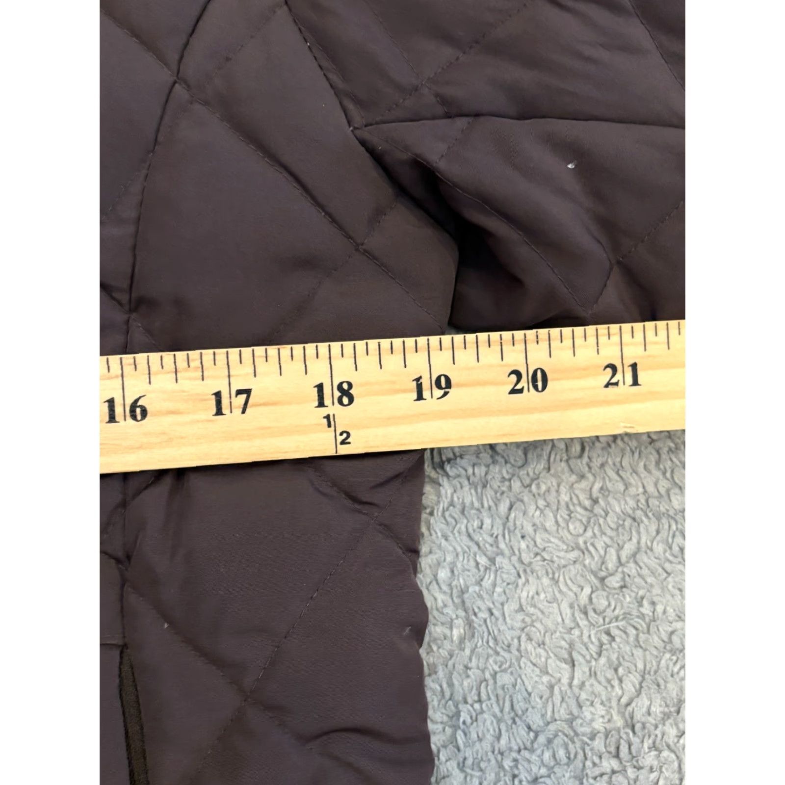 Kenneth Cole KENNETH COLE REACTION Puffer Jacket Womens Small Brown Quilted Polyester Zip Size S / US 4 / IT 40 - 3 Thumbnail