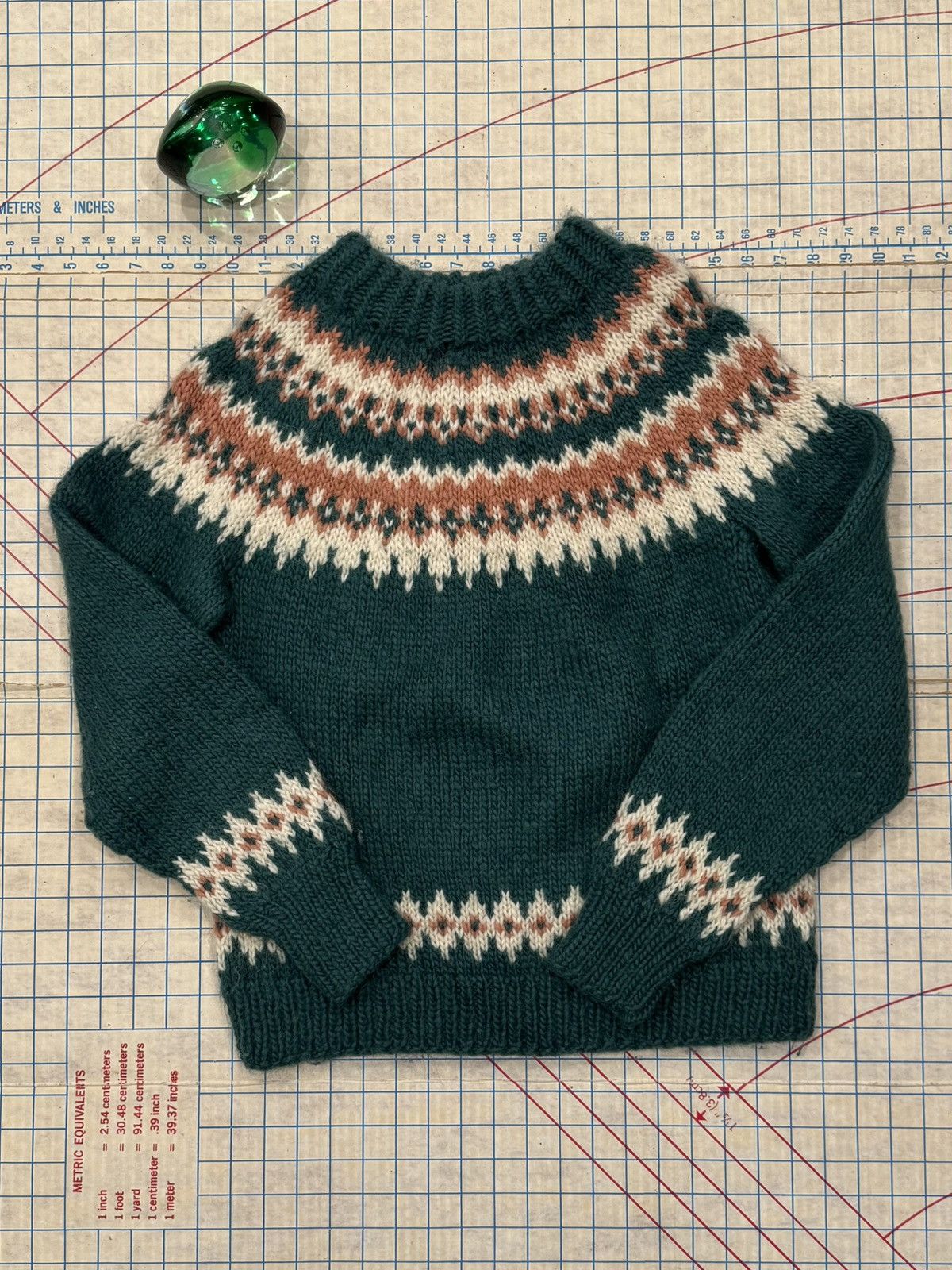 Vintage Vintage Hand Knit Icelandic Wool Sweater Fits Size Small Size US S / EU 44-46 / 1 - 3 Thumbnail