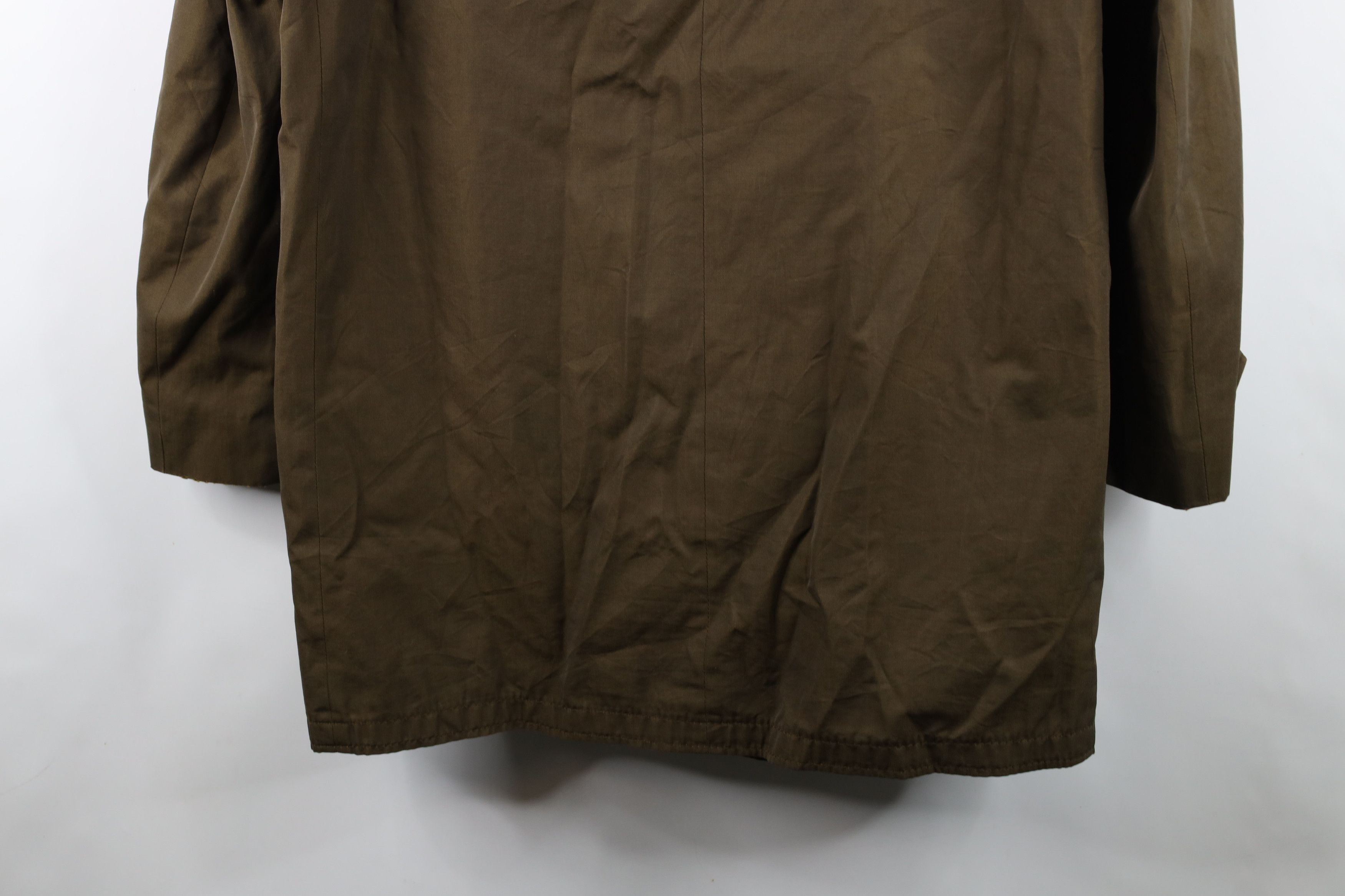 Vintage Vintage 60s 70s Streetwear Cotton Rain Coat Jacket Brown Size US XXL / EU 58 / 5 - 15 Thumbnail