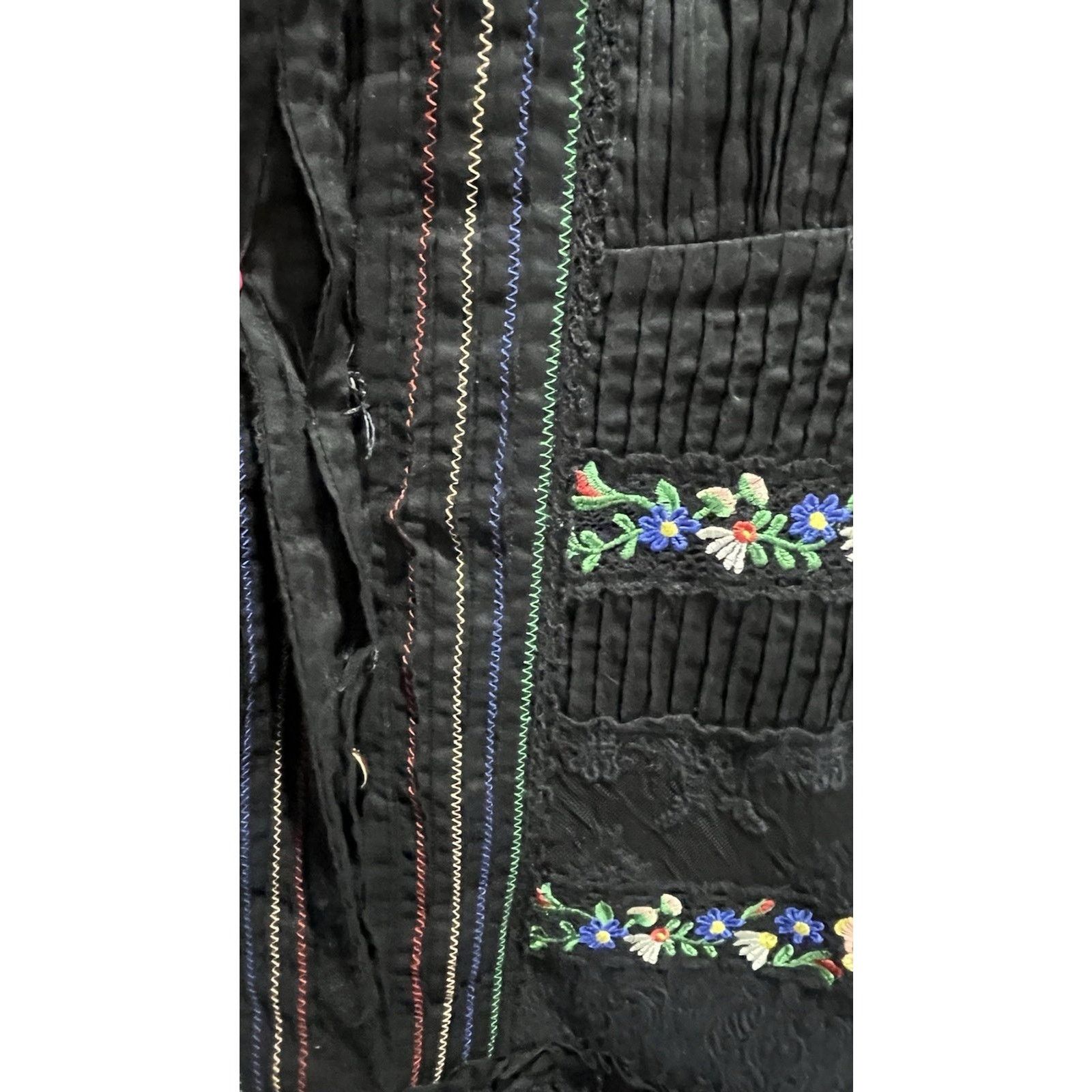 Other SALONI Bea Pintuck Ruffle Embroidered Cotton Mini Dress 4 Size S / US 4 / IT 40 - 11 Thumbnail