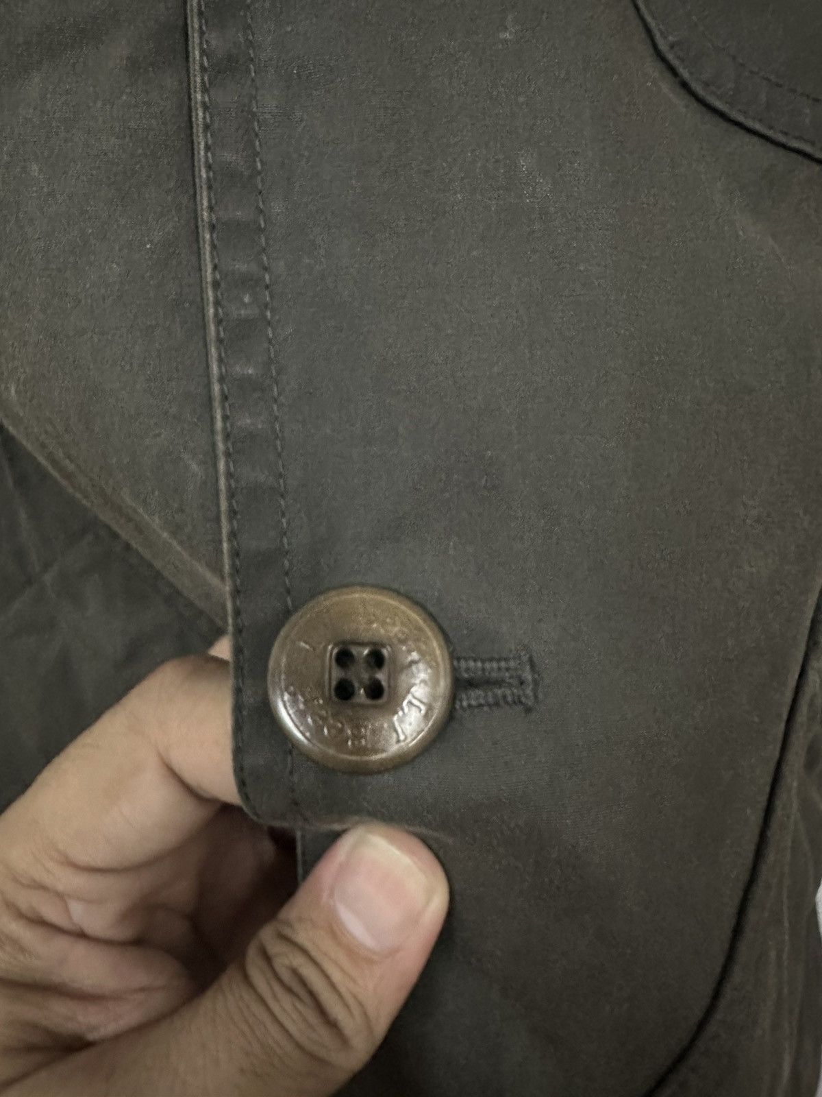 L.L. Bean Vintage L.L Bean Waxed Cotton Hunting Jacket Design Size US S / EU 44-46 / 1 - 8 Thumbnail