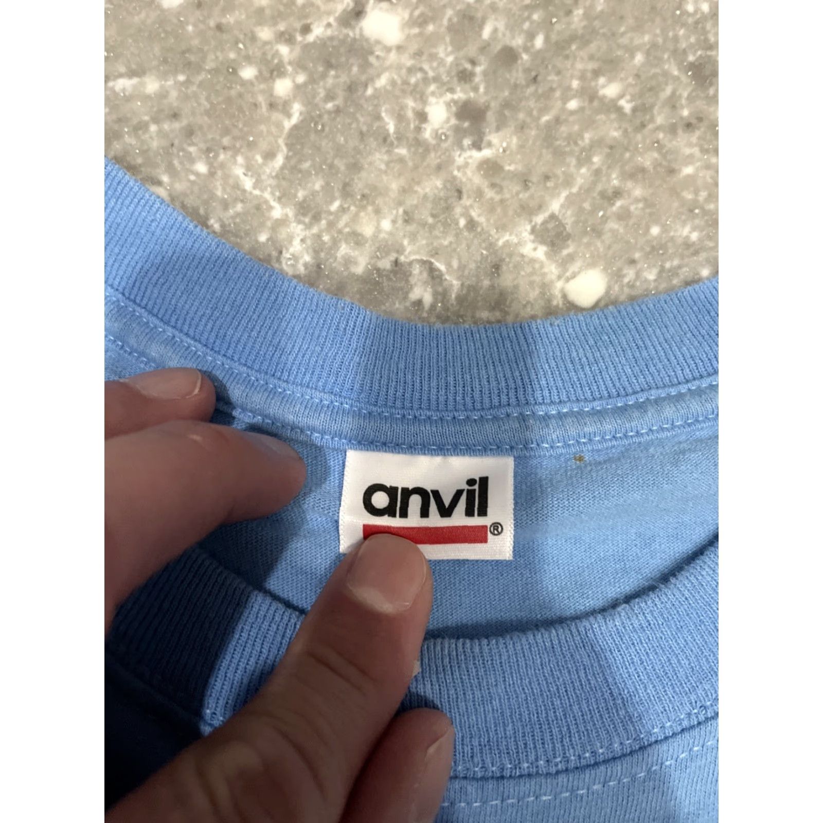 Anvil NHRA Carolinas Nationals 2009 Shirt Mens XL Blue T-Shirt Anvil Racing Fan Size US XL / EU 56 / 4 - 3 Thumbnail