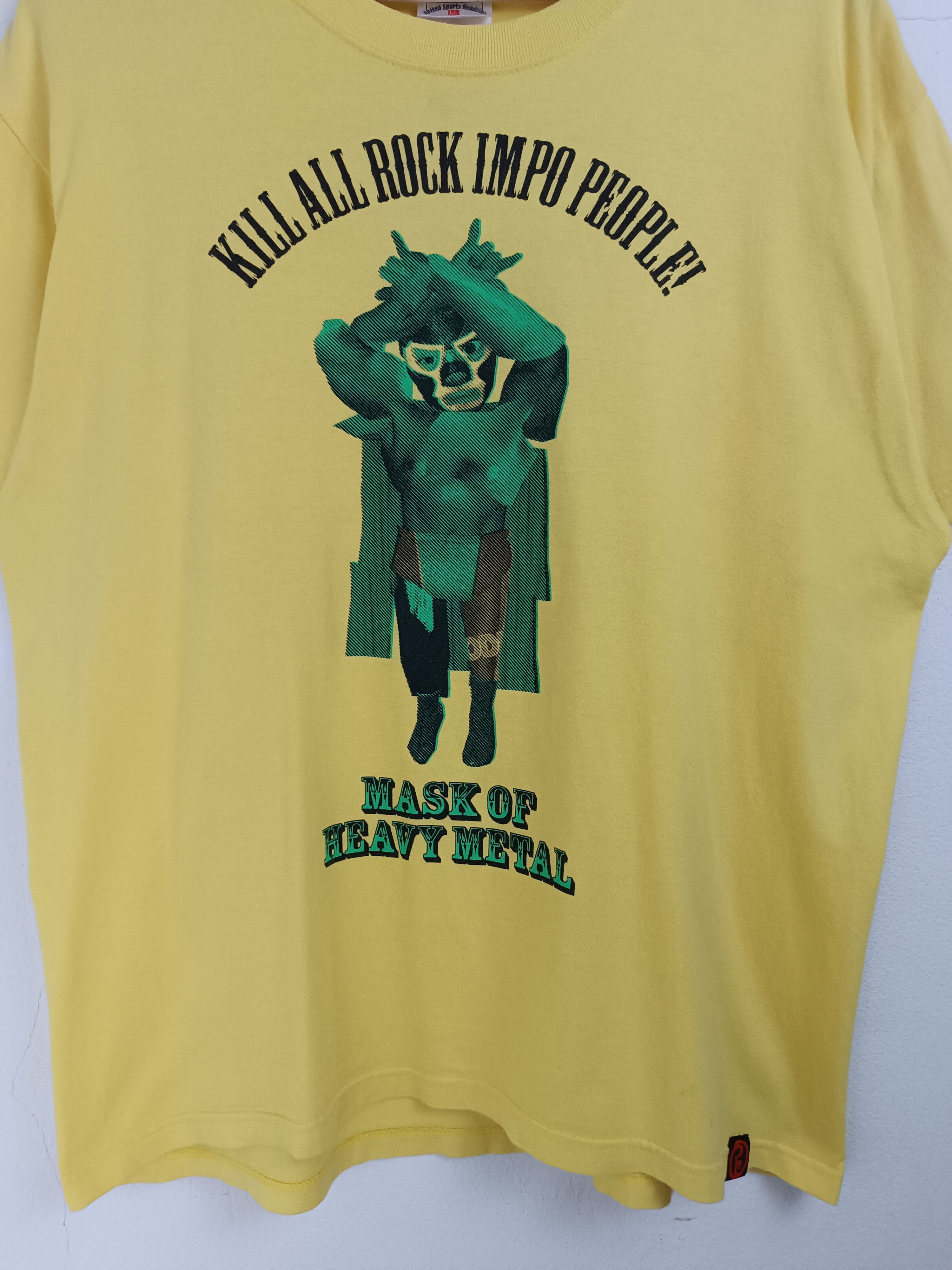 Band Tees VINTAGE MAXIMUM THE HORMONE MASK OF HEAVY METAL 10feet sim Size US L / EU 52-54 / 3 - 7 Thumbnail