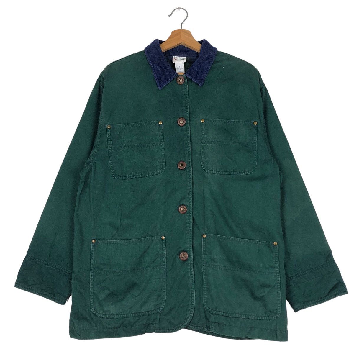 Japanese Brand 🔥Vtg Chore Jacket Hasting & Smith Blanket Lining Tartan Size US S / EU 44-46 / 1 - 1 Thumbnail
