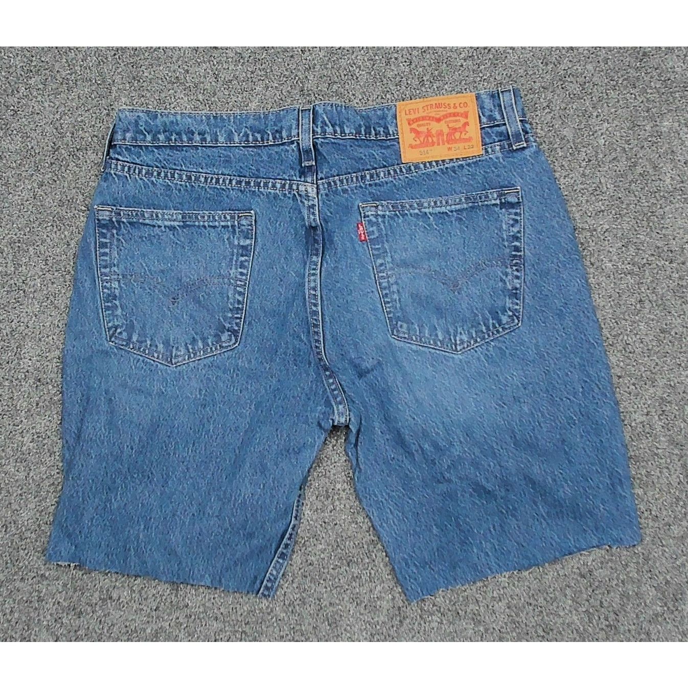 Levi's Levi's Custom Chopped 514 Skater Jorts Raw Hem 34W Size 34" / US 12 / IT 48 - 4 Thumbnail