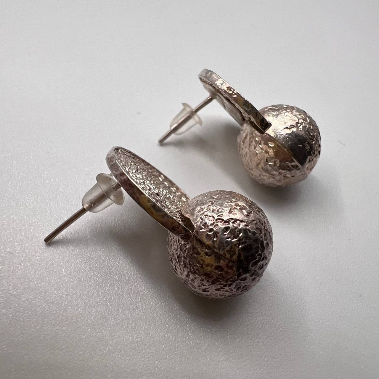 Sterling Silver Vintage Women's Jewelry 925 Sterling Silver Stud Earrings Size ONE SIZE - 5 Thumbnail