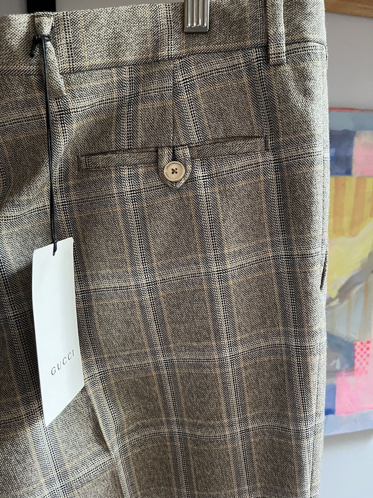 Gucci Checkered Straight Gucci Pants Size US 42 / EU 58 - 9 Thumbnail