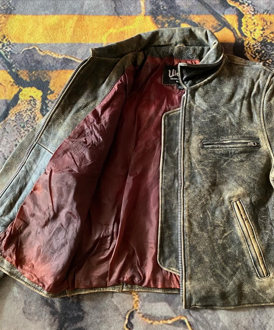 Japanese Brand 🔥 Rare Design 🔥 Ulcolow Leather Jacket Size US S / EU 44-46 / 1 - 7 Thumbnail