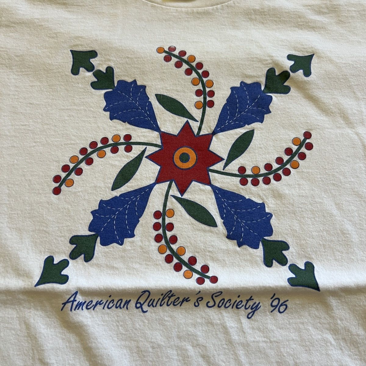 Vintage Vintage 1996 American Quilter’s Society Art shirt Size US L / EU 52-54 / 3 - 2 Thumbnail