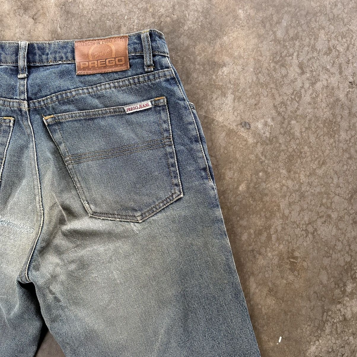 Japanese Brand Vintage Prego Japanese Rusty Faded Denim Jean Pant W31 Size US 31 - 12 Thumbnail