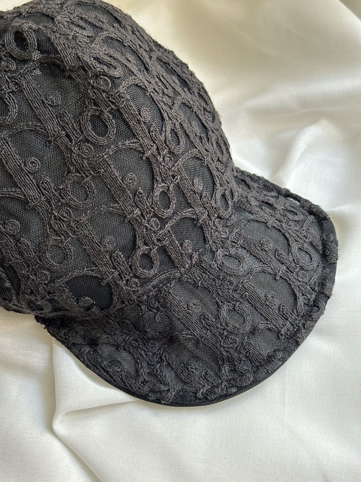 Dior Christian Dior Baseball Cap Oblique Technical Tulle Medium Size ONE SIZE - 7 Thumbnail
