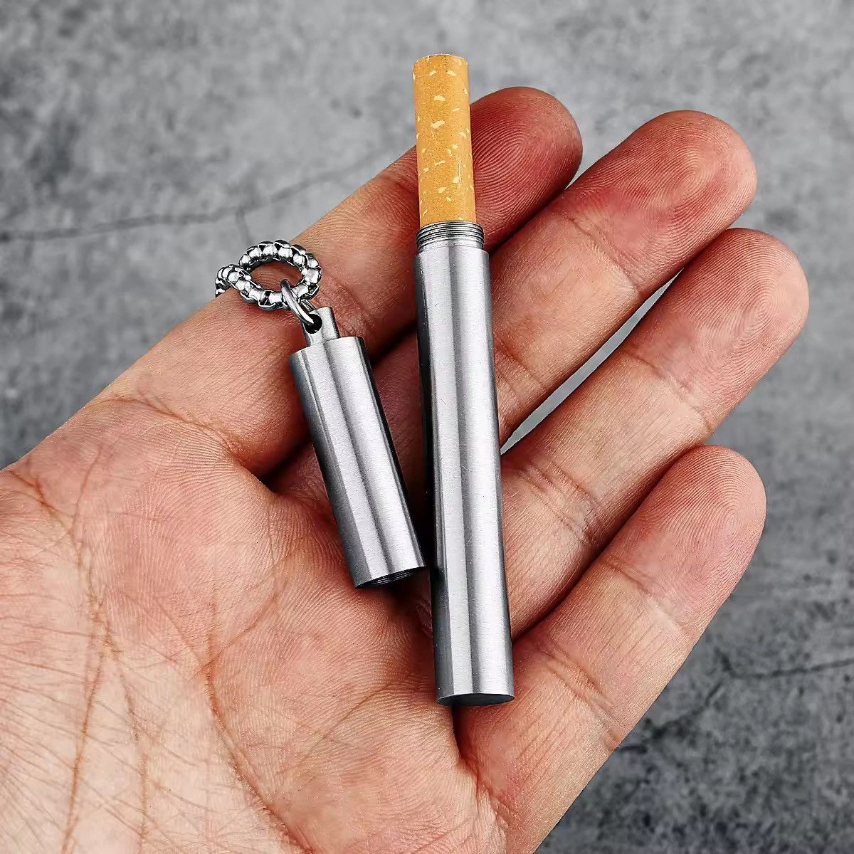 Cigarette Case Pendant Necklace