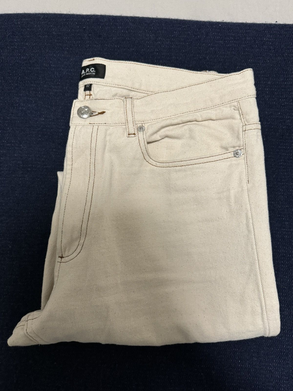 A.P.C. APC off white jeans Size US 32 / EU 48 - 5 Thumbnail