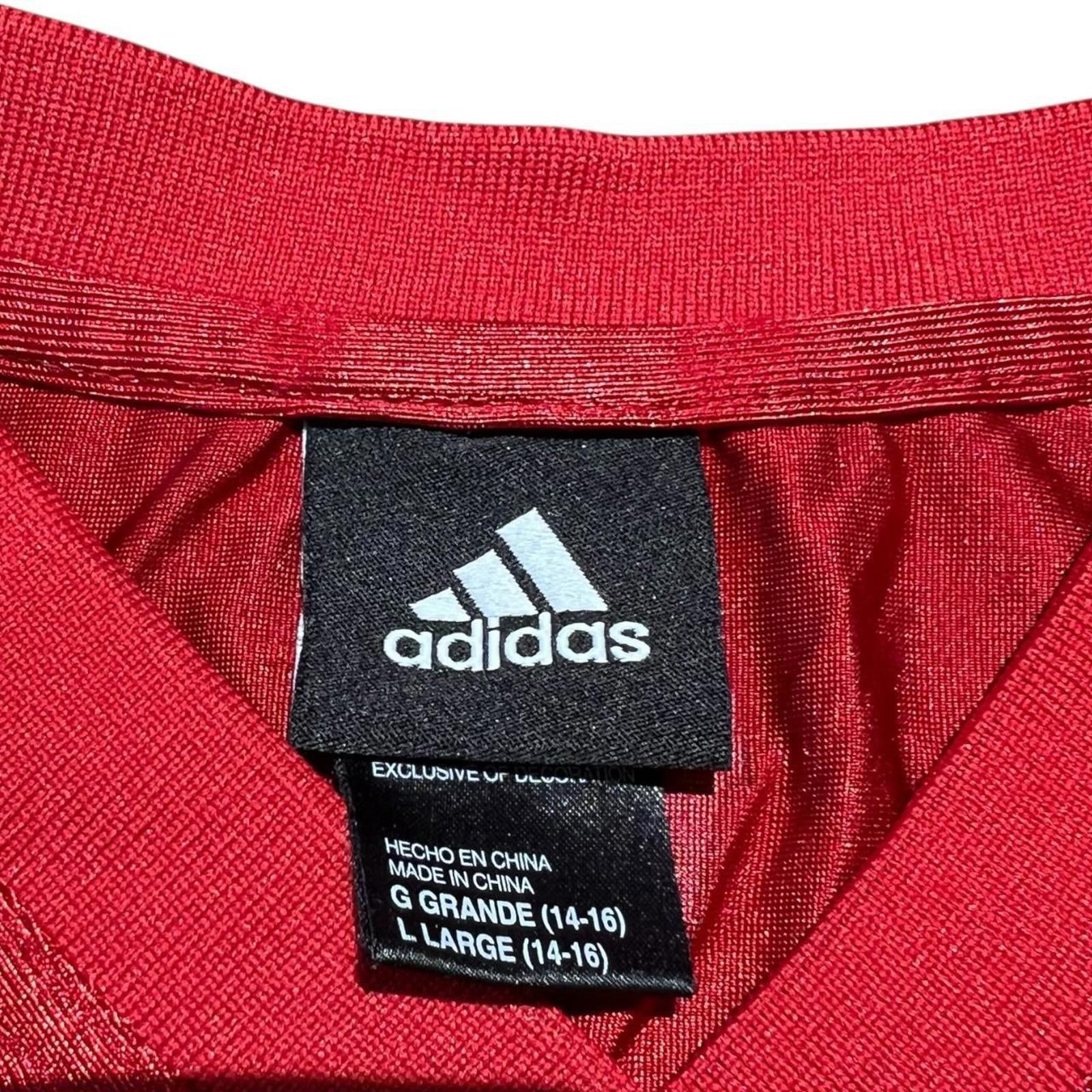 Adidas Vintage Wisconsin Badgers Adidas Football Jersey Kids Youth Size ONE SIZE - 3 Thumbnail