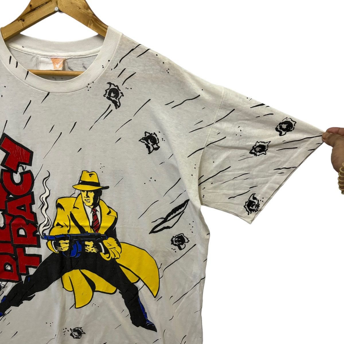 Vintage Vintage Dick Tracy Over Print Tshirt Size US L / EU 52-54 / 3 - 6 Thumbnail