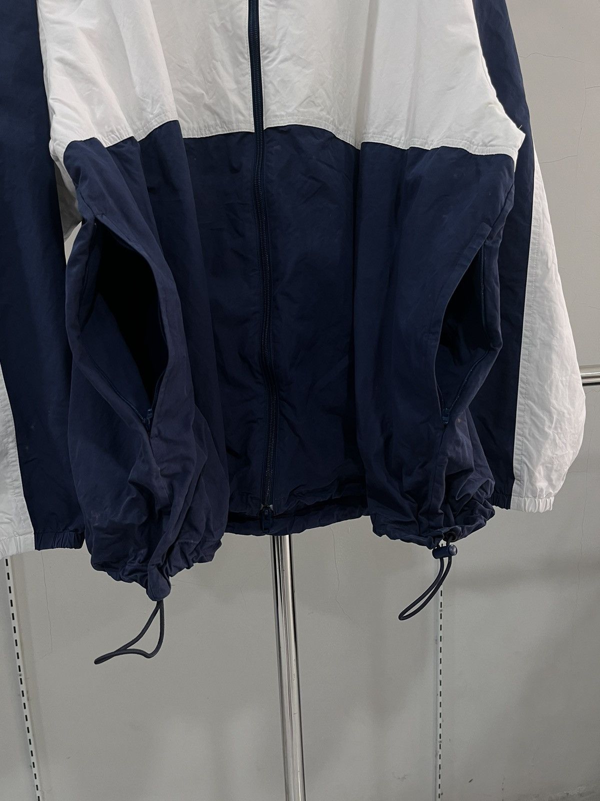 Balenciaga 🛎️Need gone🛎️ Balenciaga Blue White Zip-up Jacket Size US XL / EU 56 / 4 - 4 Thumbnail