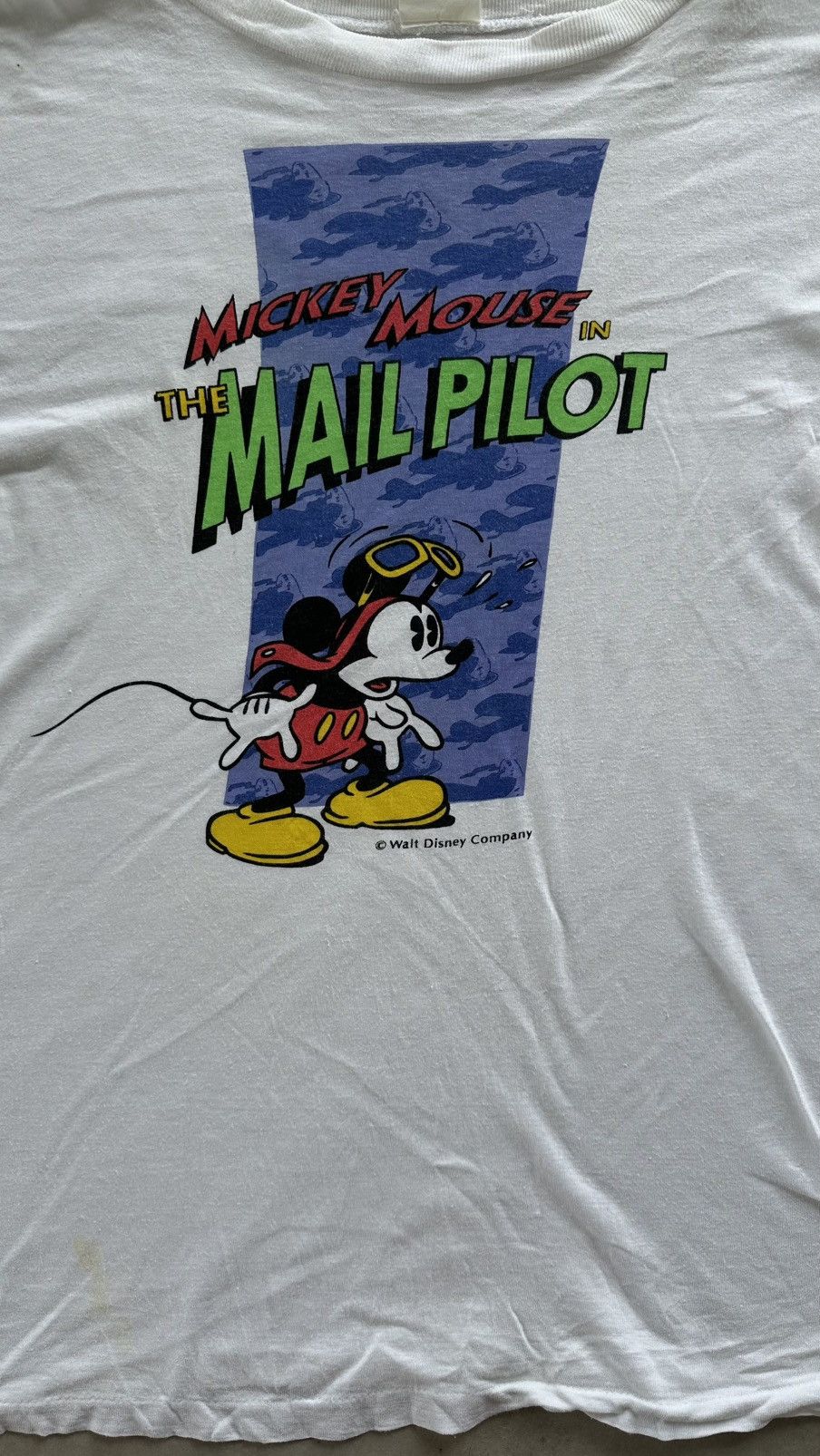 Disney VINTAGE MICKEY MOUSE WALT DISNEY PAPERTHIN 90S TEE Size US M / EU 48-50 / 2 - 2 Thumbnail