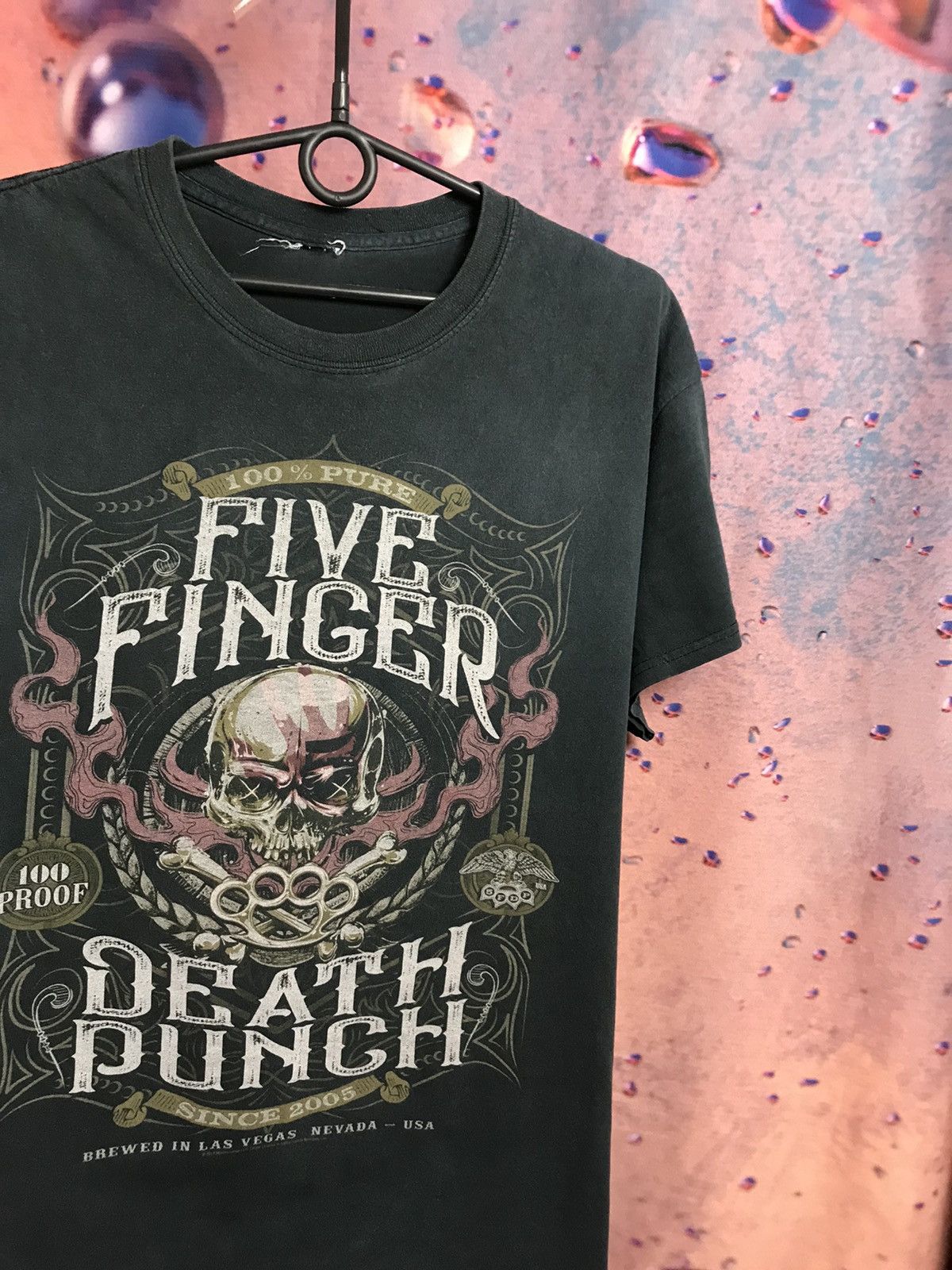 Band Tees × Vintage Vintage fife finger death punch band rock tee Size US M / EU 48-50 / 2 - 1 Thumbnail