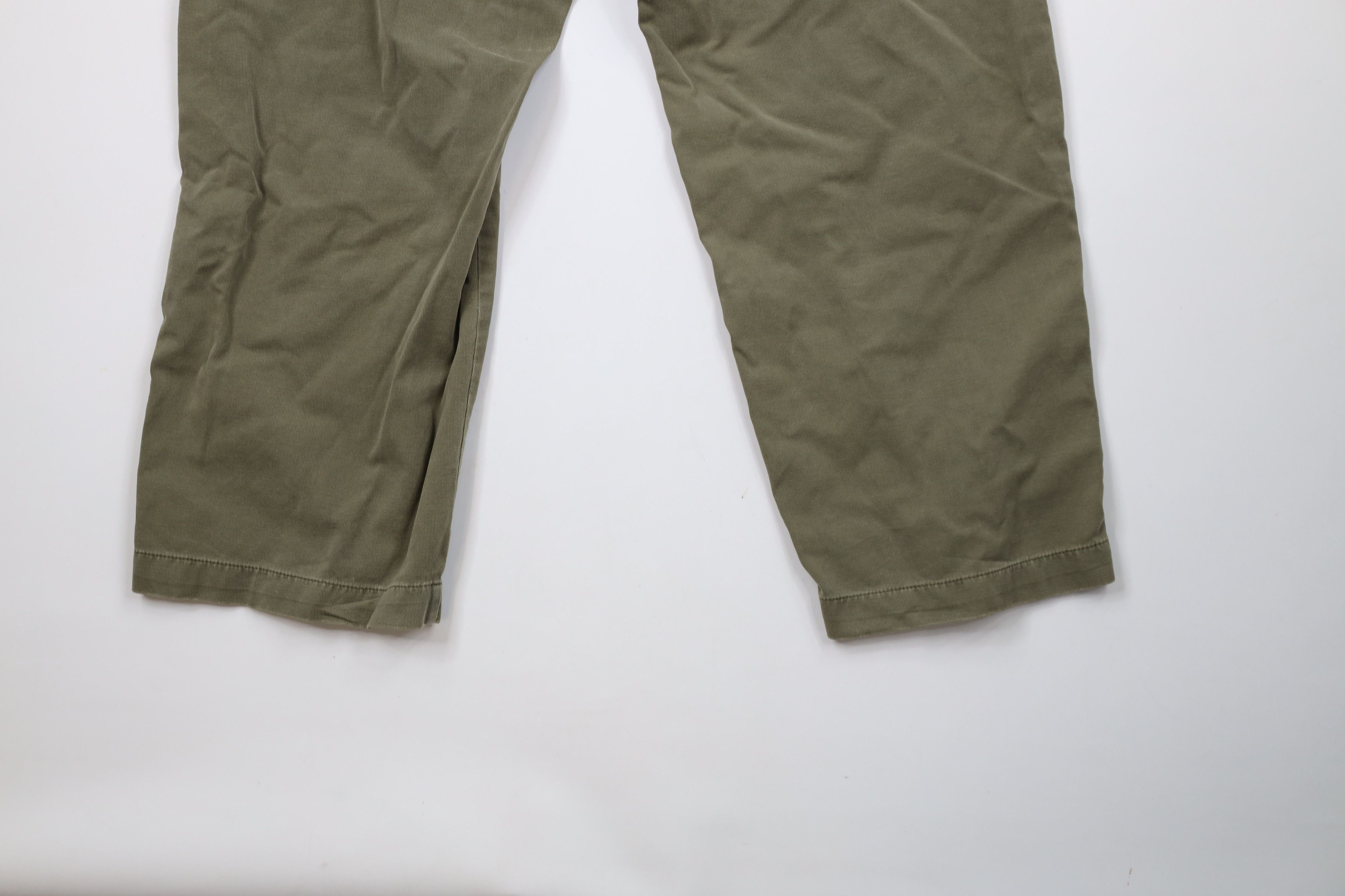 Vintage Vintage 90s Y2K Streetwear Baggy Wide Leg Cargo Pants Green Size US 42 / EU 58 - 15 Thumbnail