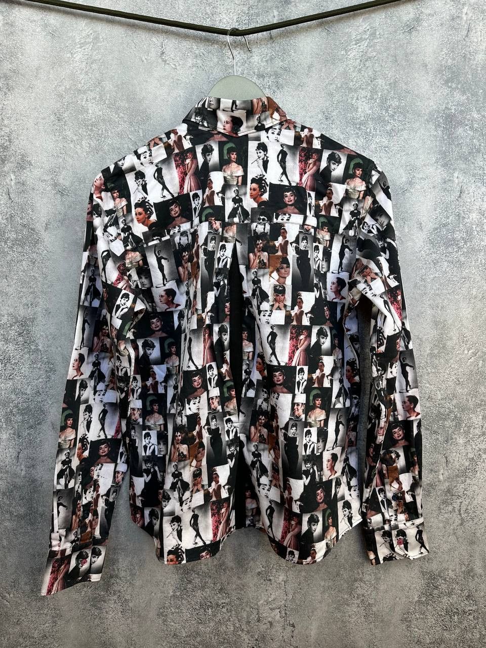 Other Claudio Lugli “Audrey Hepburn Collage” Shirt Iconic Print Size US S / EU 44-46 / 1 - 2 Thumbnail