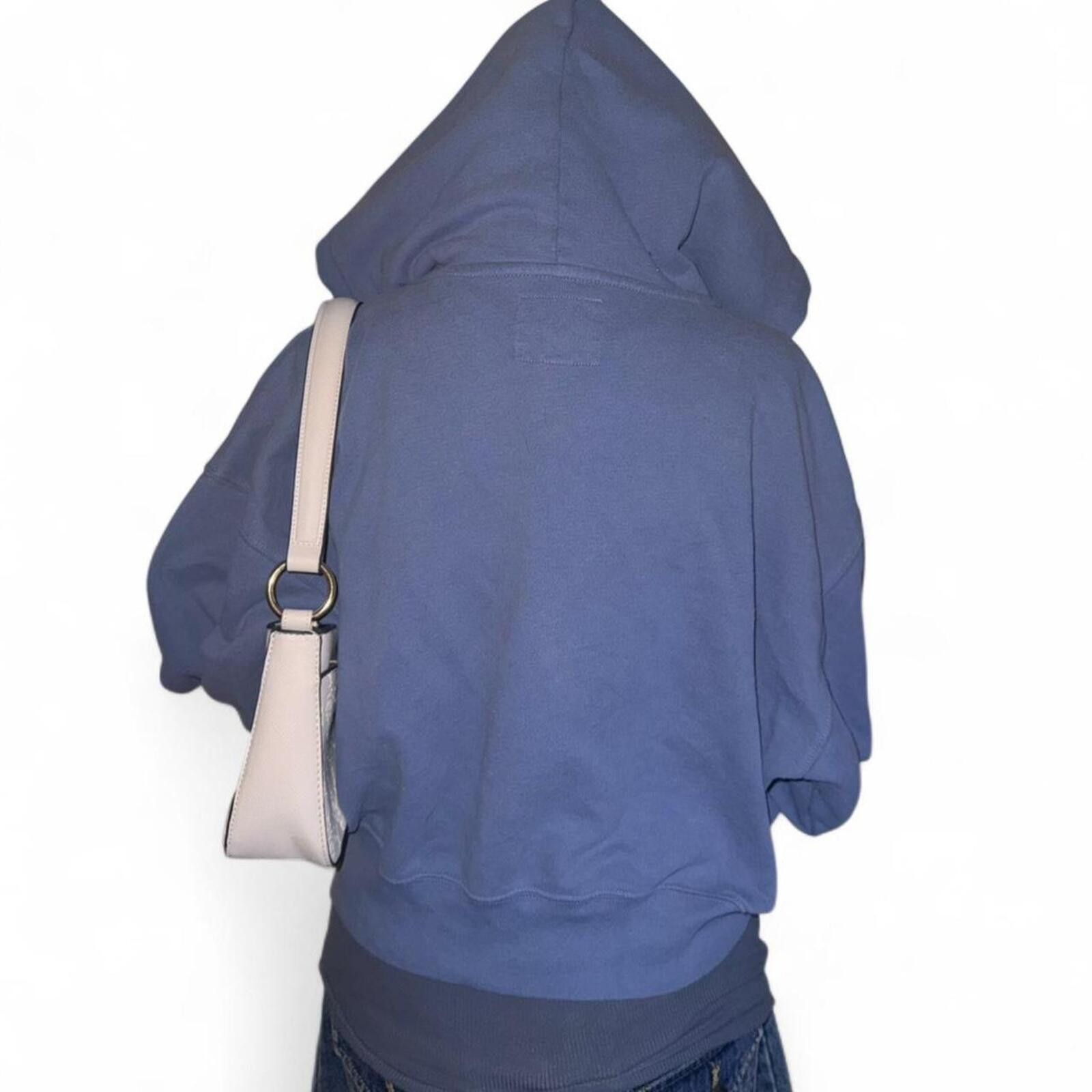 American Eagle Outfitters American Eagle Blue Zip Up Hoodie Size S / US 4 / IT 40 - 3 Thumbnail