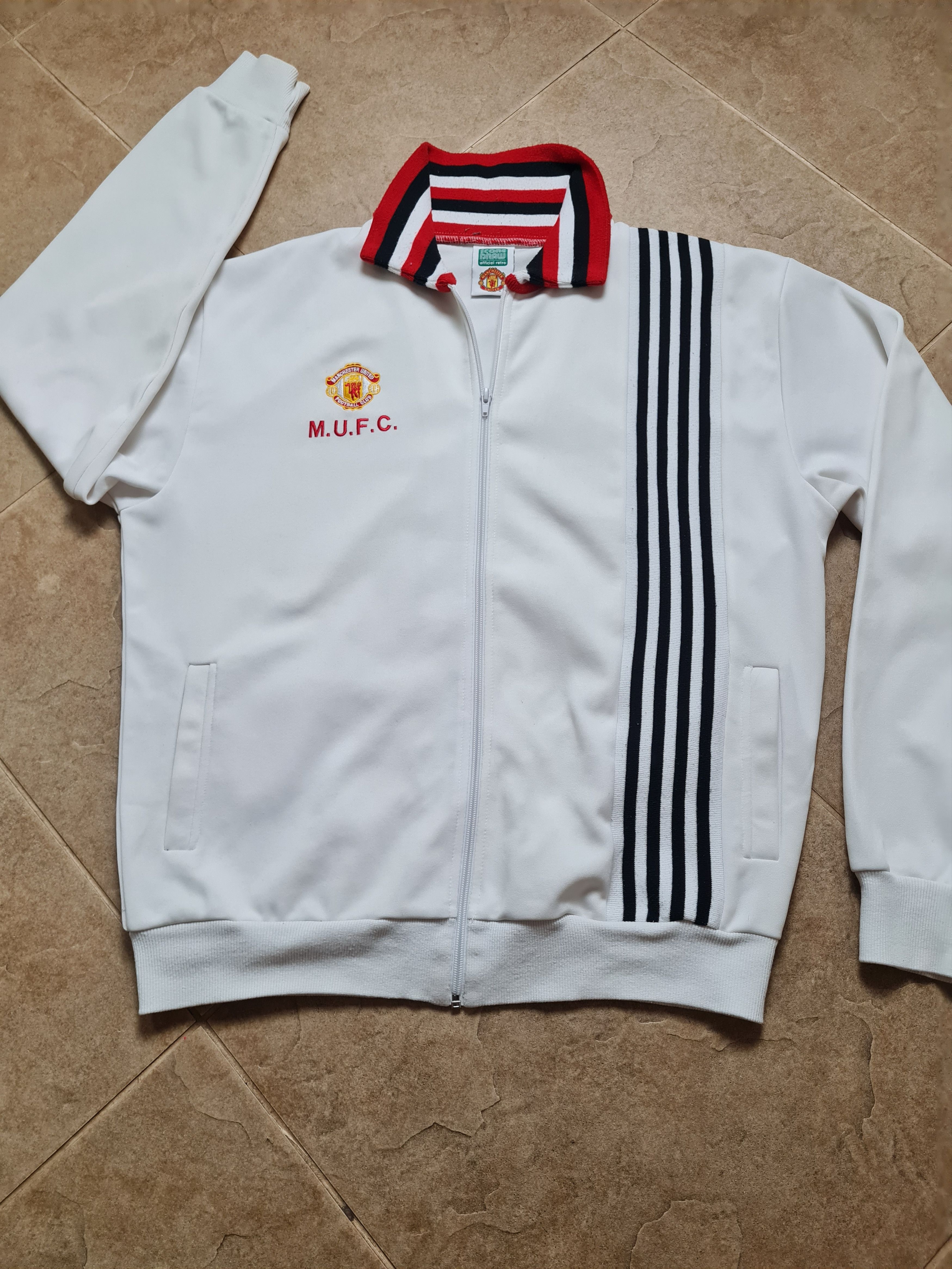 Other MANCHESTER UNITED 80s FOOTBALL SOCCER JACKET SCORE DRAW Size US L / EU 52-54 / 3 - 4 Thumbnail