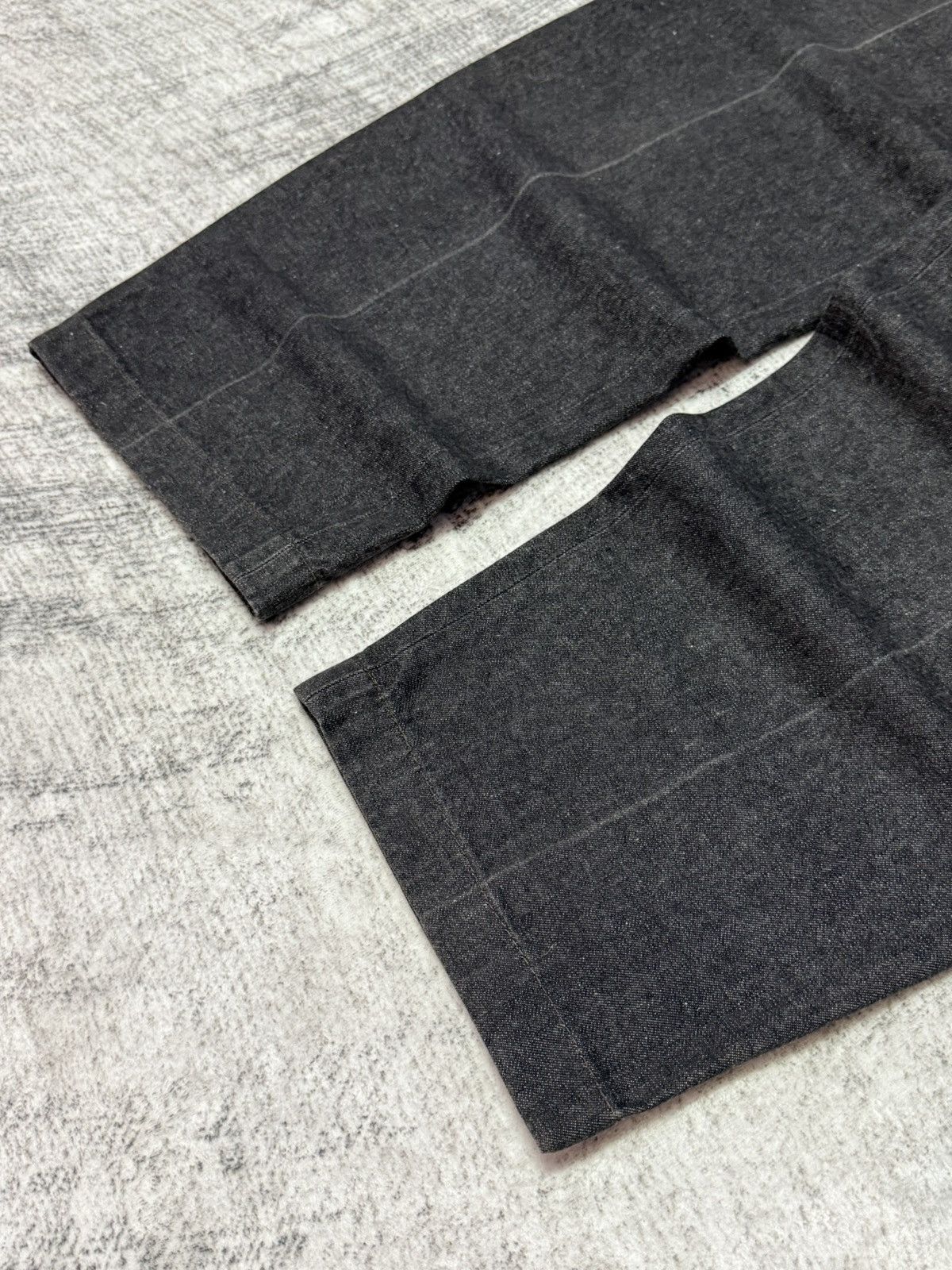 Creighton × Japanese Brand × Vintage 50s 60s Creighton Selvedge Pleated High Waist Baggy Jeans Size US 31 - 10 Thumbnail