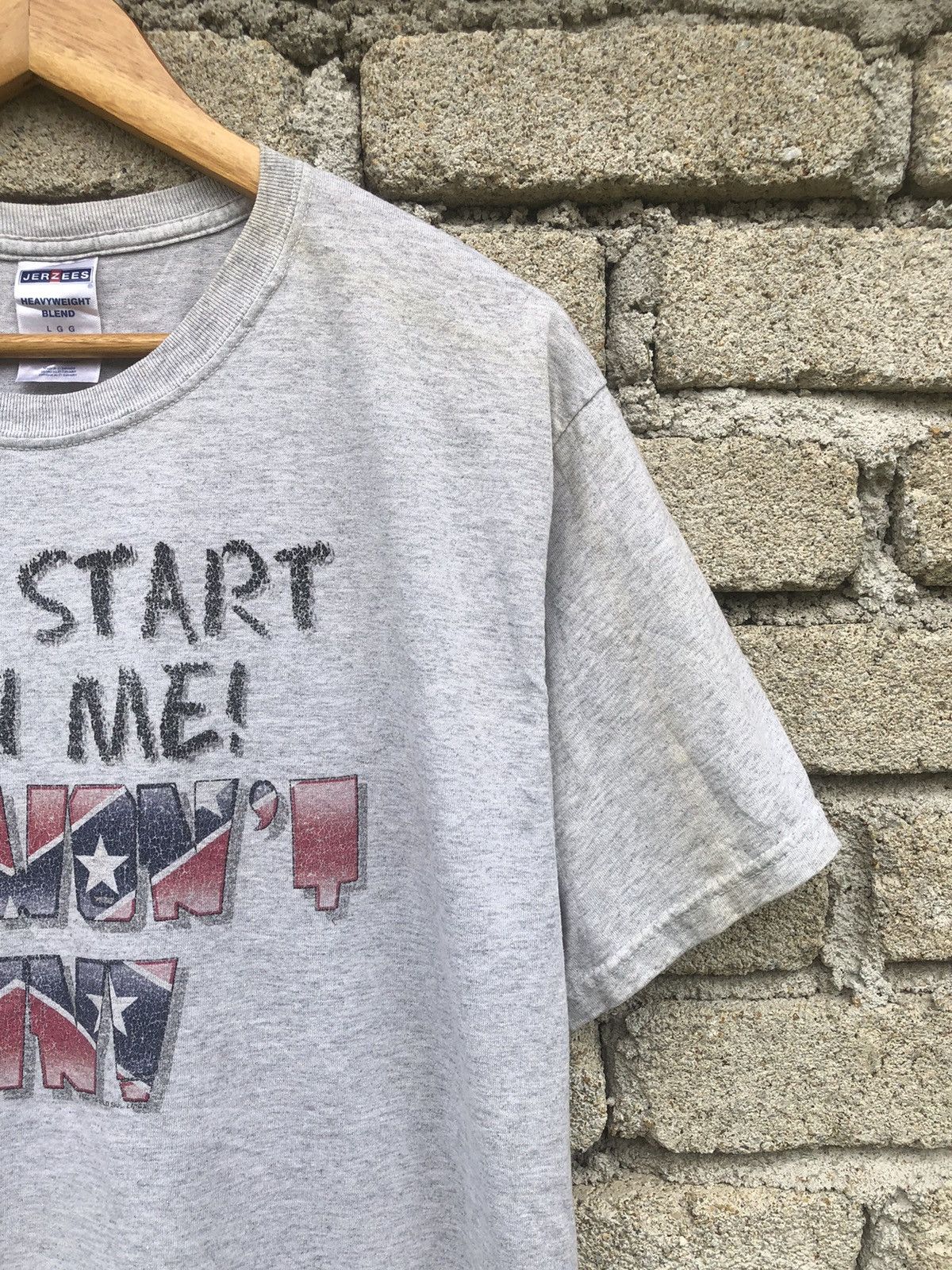 Vintage Vintage Y2K Dont Start With Me You Wont Win Rebel Wording Size US L / EU 52-54 / 3 - 5 Thumbnail