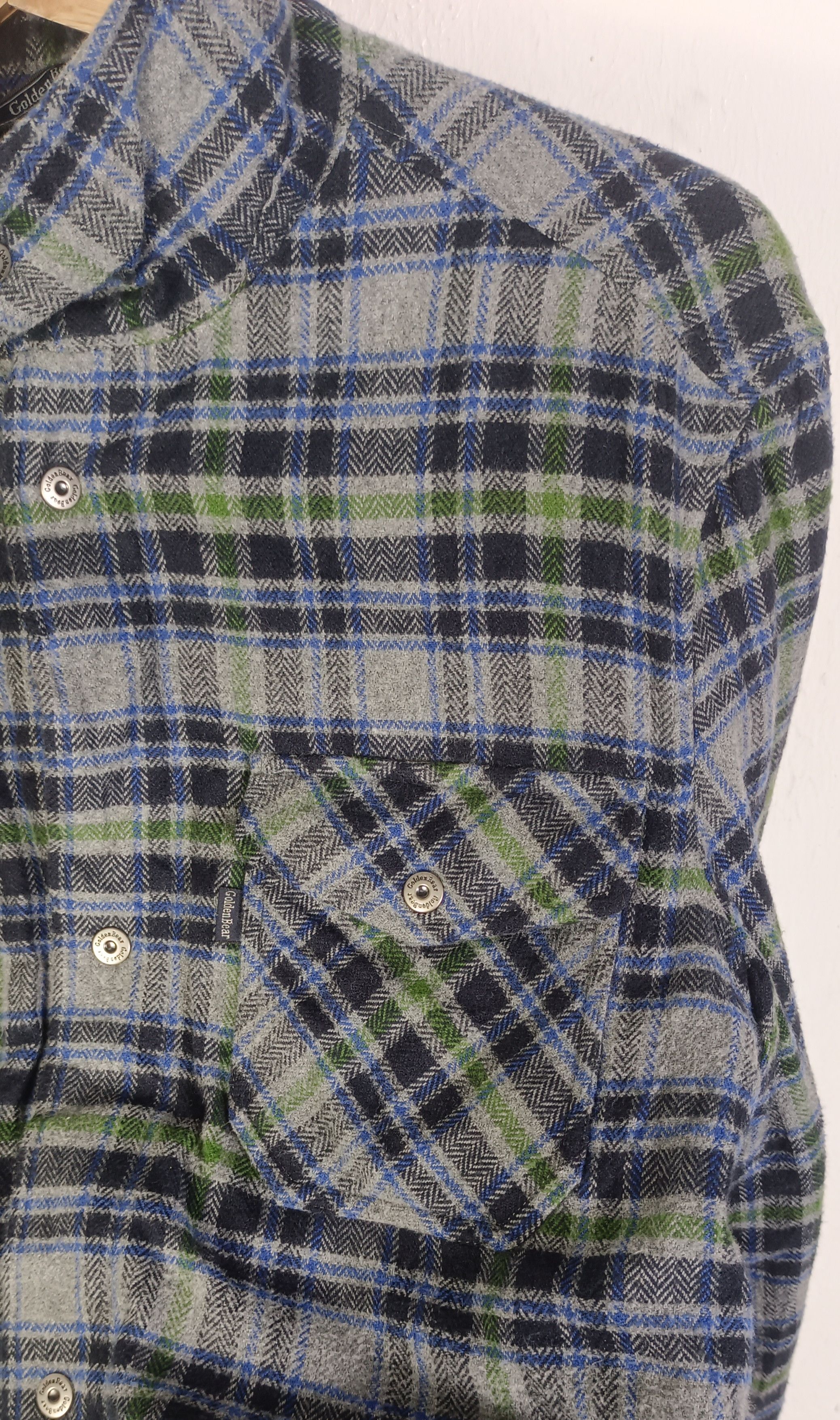 Golden Bear Vintage 90s🔥 Golden Bear Flannel Shirt Jacket Size US M / EU 48-50 / 2 - 6 Thumbnail