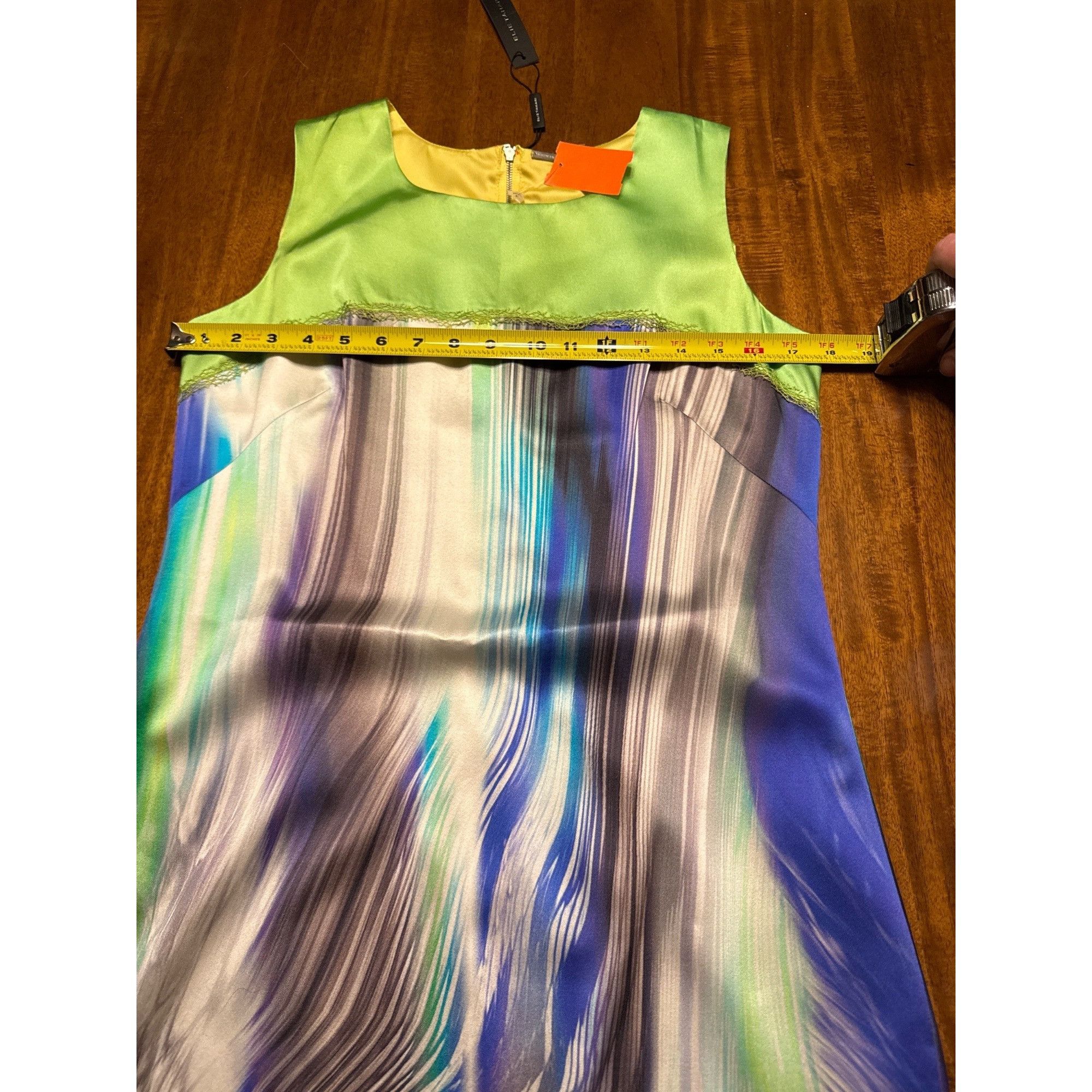 Elie Tahari Elie Tahari Womens Abstract Multicolor Sheath Dress Size 8 N Size M / US 6-8 / IT 42-44 - 6 Thumbnail