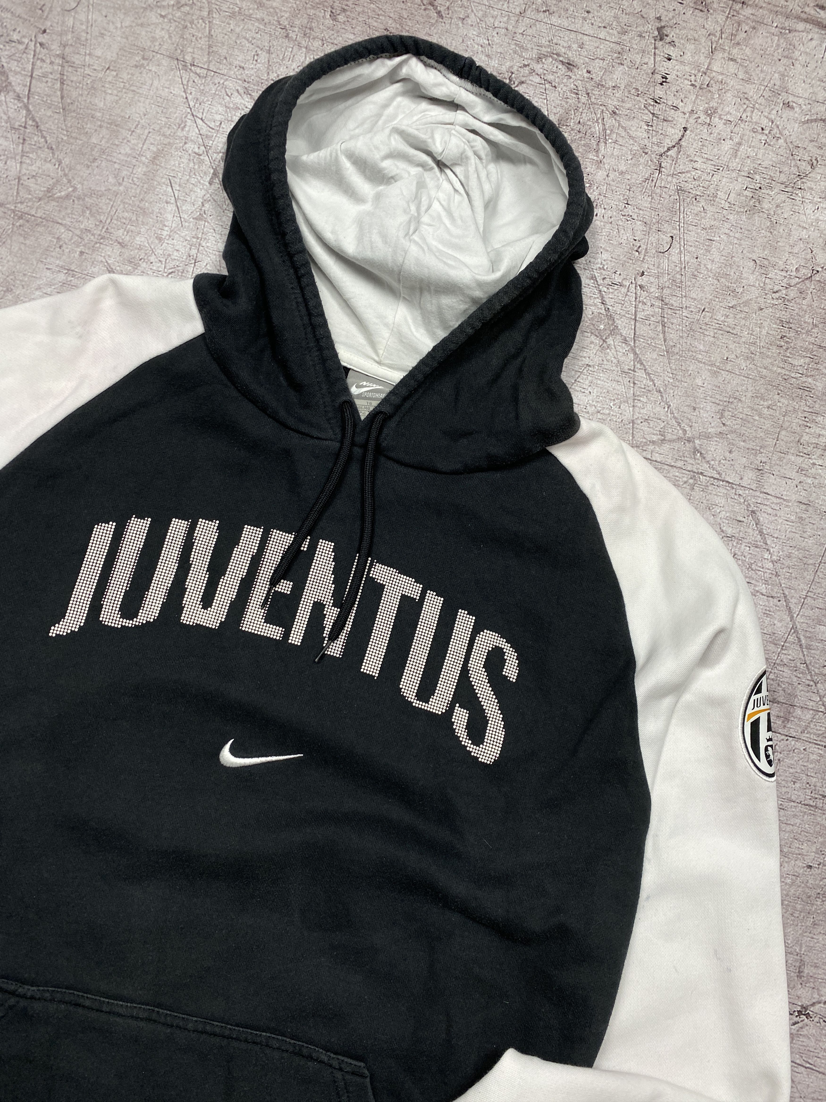 Nike × Vintage Nike Juventus Vintage Mens Hoodie Center Swoosh Size US XL / EU 56 / 4 - 2 Thumbnail