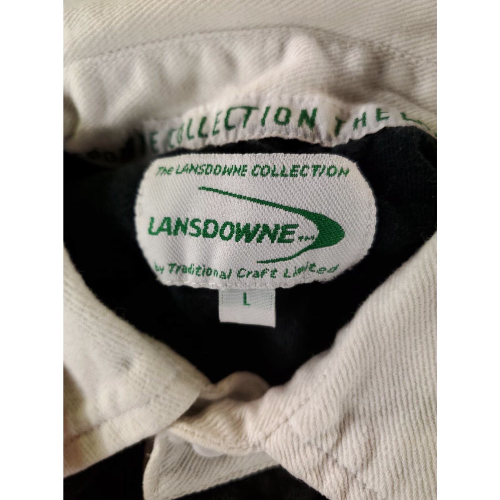 Vintage Landsdowne Rugby Shirt Ireland Black Green Long Sleeve Mens L Size US L / EU 52-54 / 3 - 5 Thumbnail