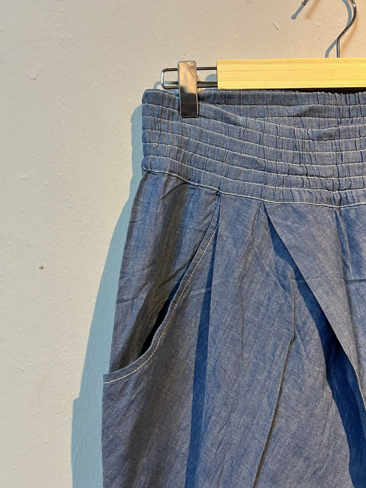 CABANE de ZUCCa × Issey Miyake × Japanese Brand Cabane de Zucca Crotch Pants Size US 32 / EU 48 - 10 Thumbnail