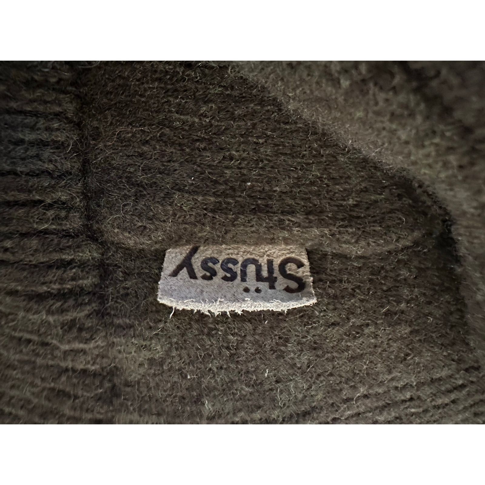 Stussy STUSSY Lambswool Zip Up Mens M Green Sherpa Lined Sweater Size US M / EU 48-50 / 2 - 3 Thumbnail