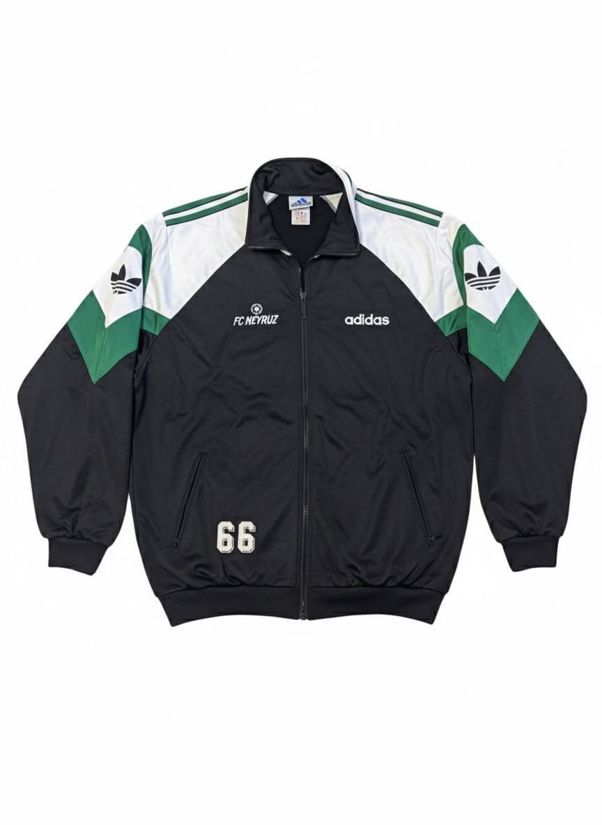 Adidas Vtg 90s Adidas Trefoil FC Neyruz Track Jacket L Size US L / EU 52-54 / 3 - 1 Thumbnail