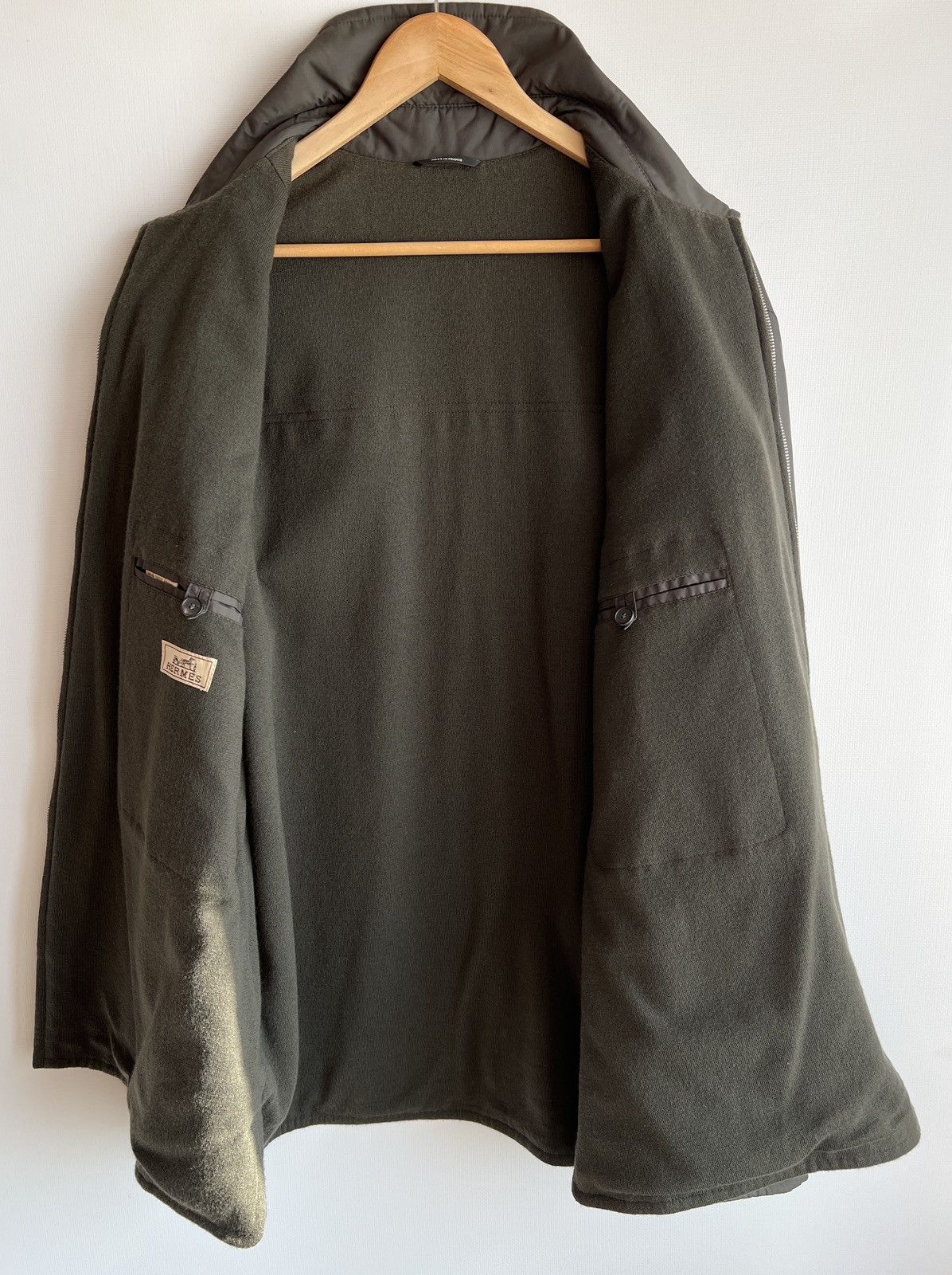 Hermes Vintage Hermes Nylon Cashmere Jacket Size US XL / EU 56 / 4 - 13 Thumbnail