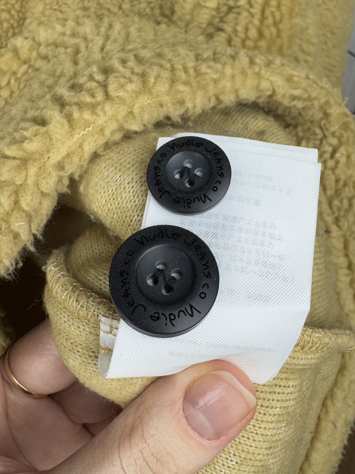 Nudie Jeans Men's Nudie Jeans Sten Recycled Teddy Bear Brown Fleece Sz S Size US S / EU 44-46 / 1 - 12 Thumbnail