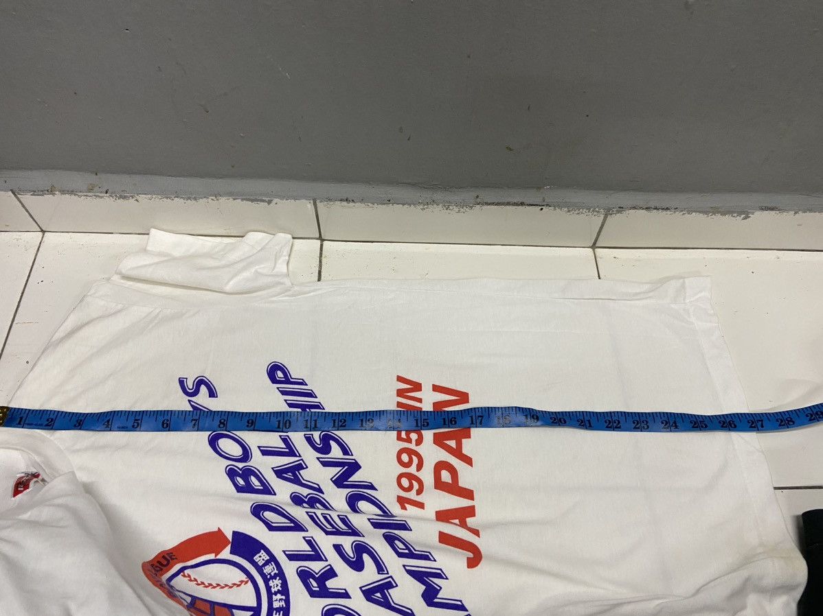 Mizuno VINTAGE MIZUNO WORLD BOYS BASEBALL CHAMPIONSHIP 1995 TEE Size US M / EU 48-50 / 2 - 13 Thumbnail