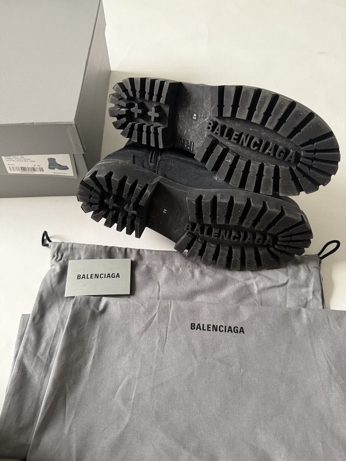 Balenciaga Combat Strike Boot Size 42 Size US 9 / EU 42 - 11 Thumbnail