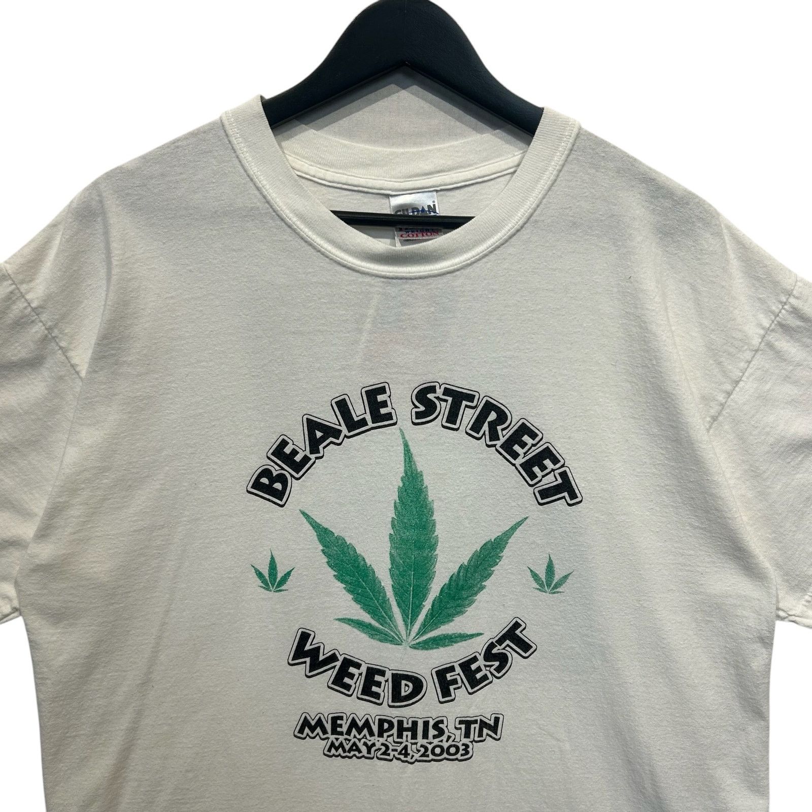 Gildan MenVintage Beale Street Weed Music Festival Tee 2003 XL Size US XL / EU 56 / 4 - 2 Thumbnail