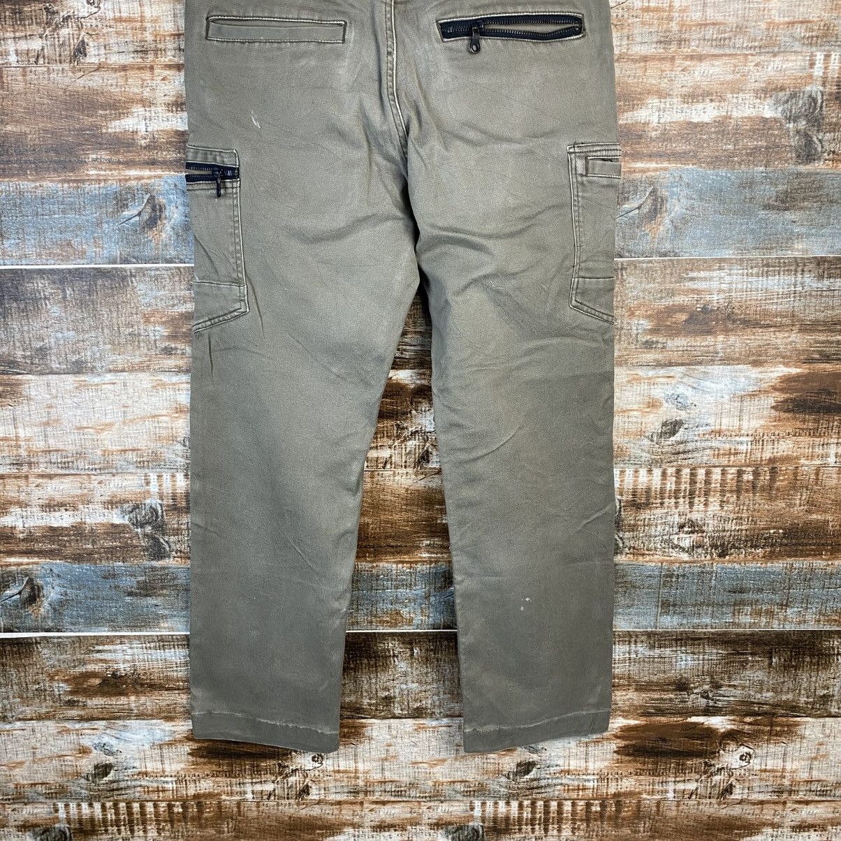 Japanese Brand DL Scot Inc Green Cargo Multipocket Pants #C1221 Size US 32 / EU 48 - 18 Thumbnail