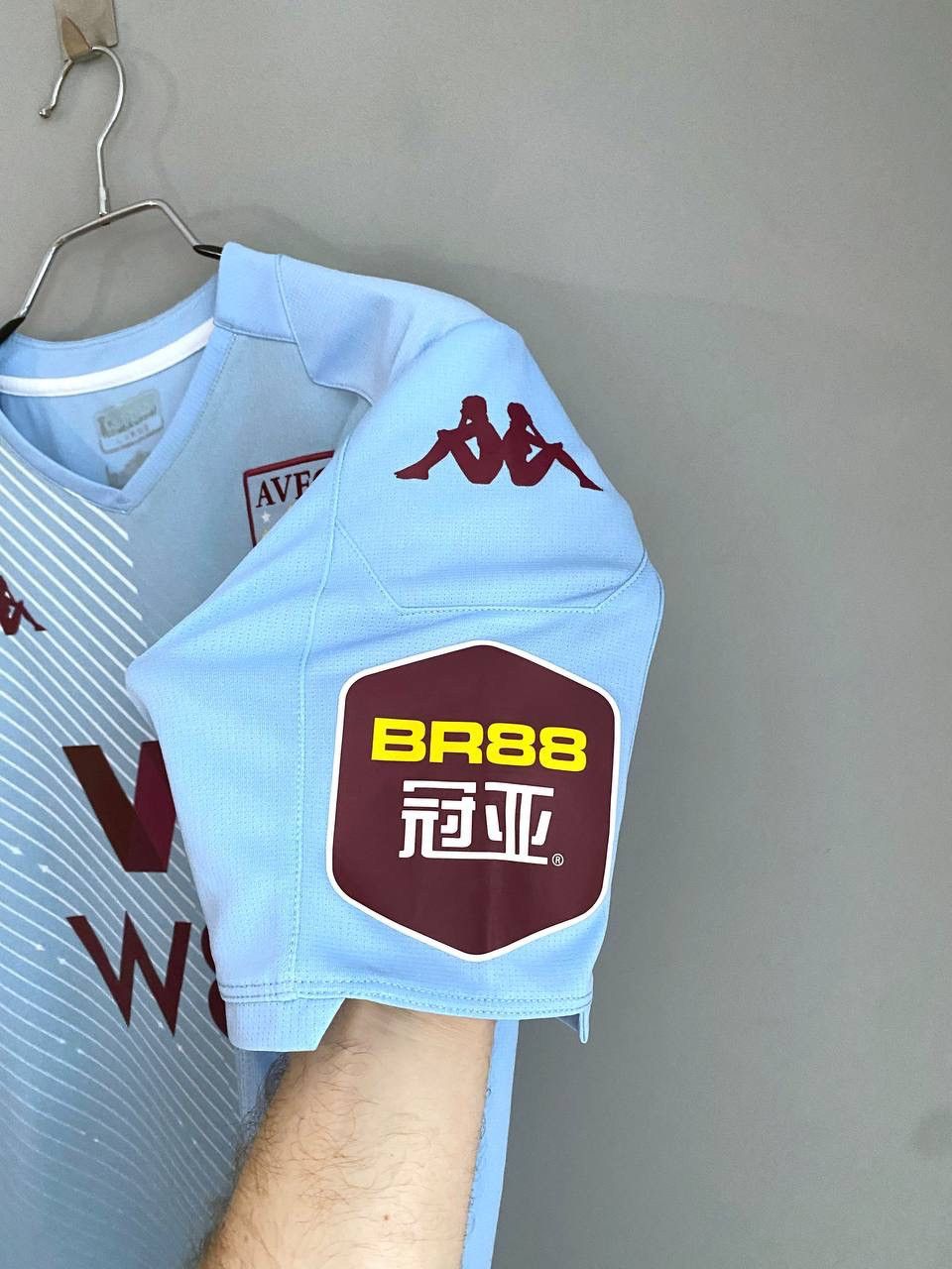 Kappa FC Aston Villa 2019/20 Away Football Shirt Soccer Jersey, M Size US M / EU 48-50 / 2 - 8 Thumbnail