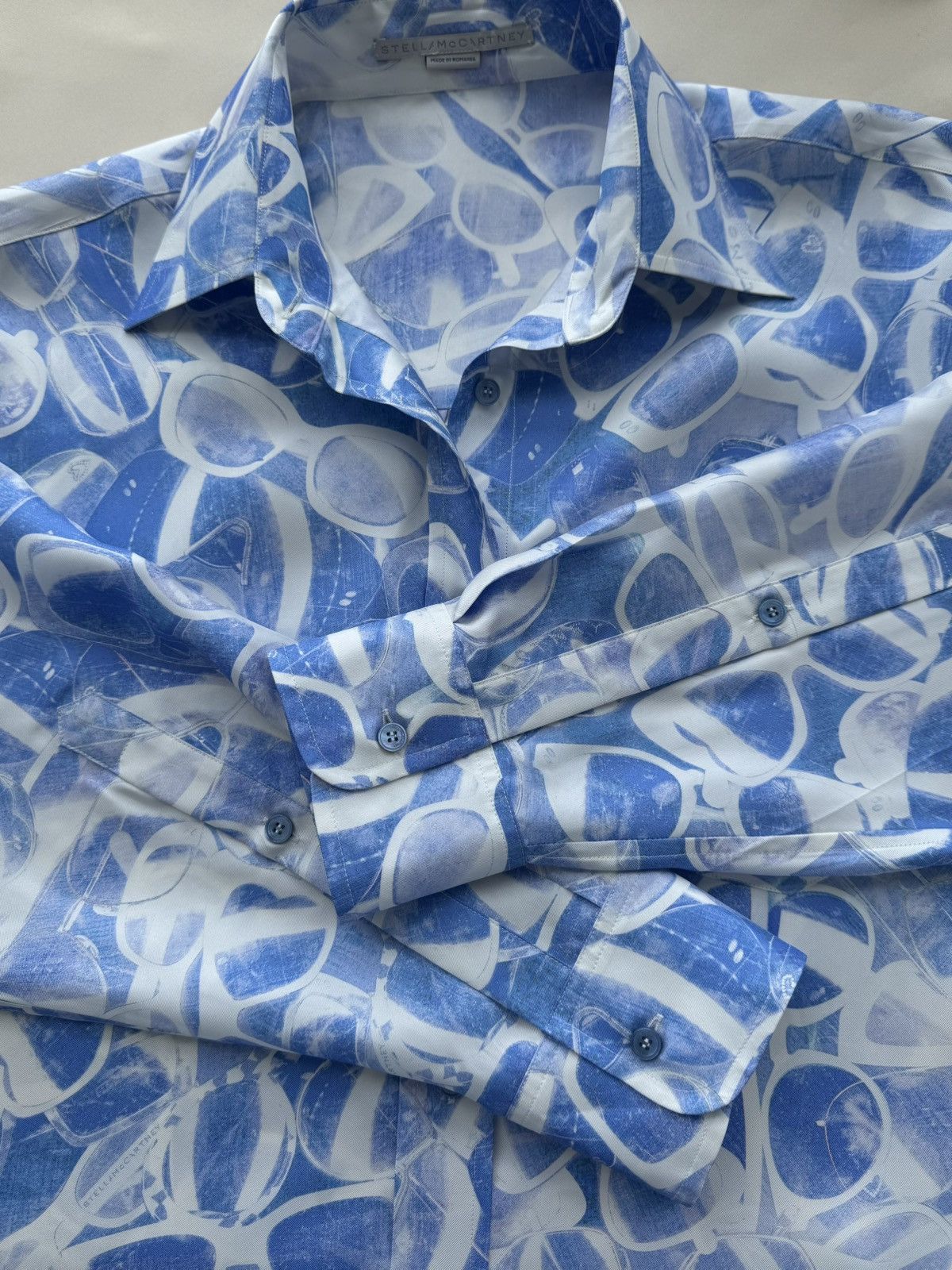 Stella McCartney Stella Mccartney printed silk twill shirt Size M / US 6-8 / IT 42-44 - 8 Thumbnail