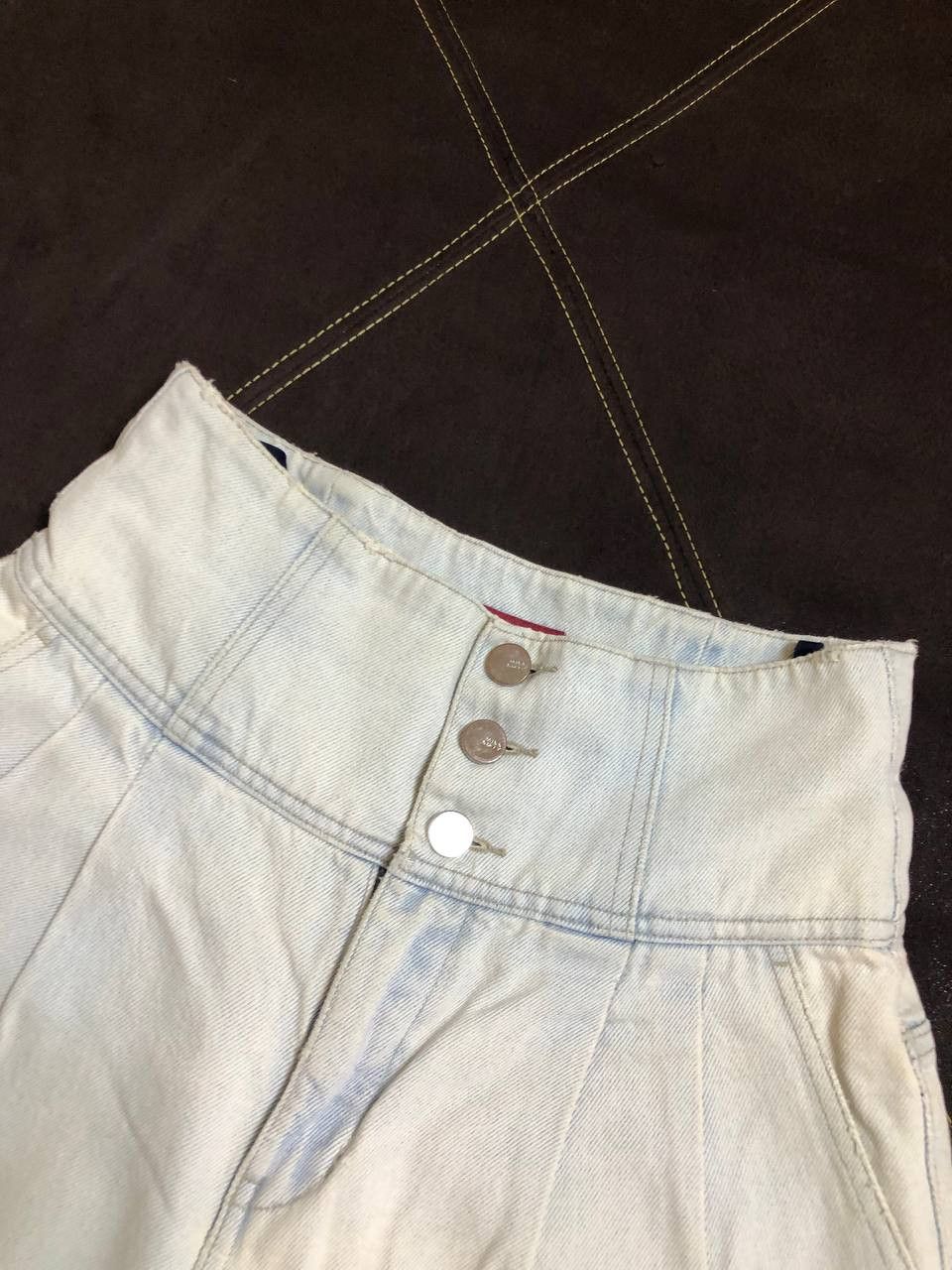 Miss Sixty 90s Miss Sixty Vintage Denim flared shorts Size 27" / US 4 / IT 40 - 4 Thumbnail