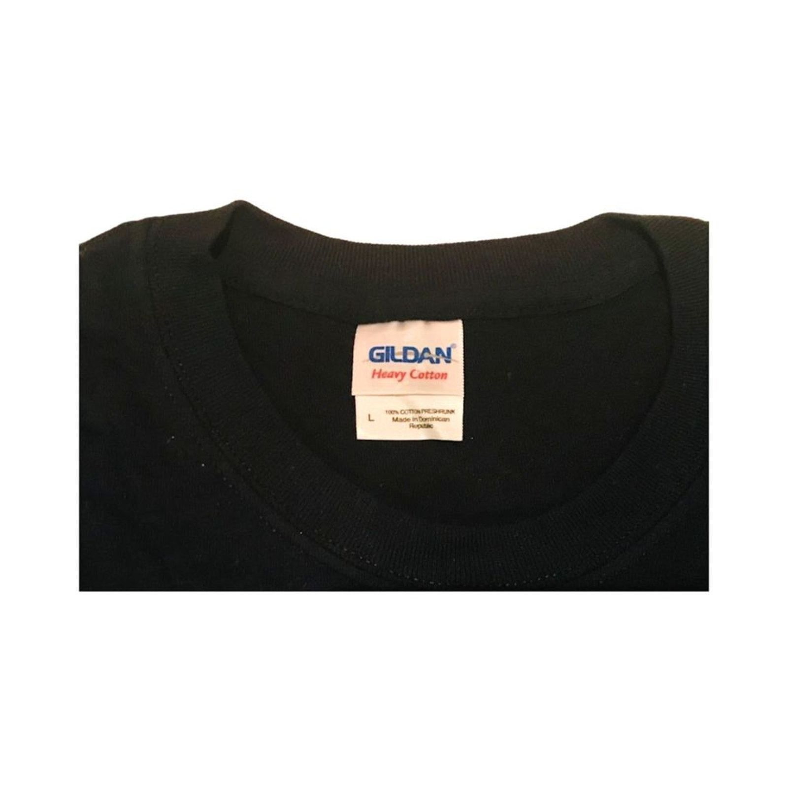 Gildan Gildan Men`s T-shirt Route 66 Black Heavy 100% Cotton L Size US L / EU 52-54 / 3 - 4 Thumbnail
