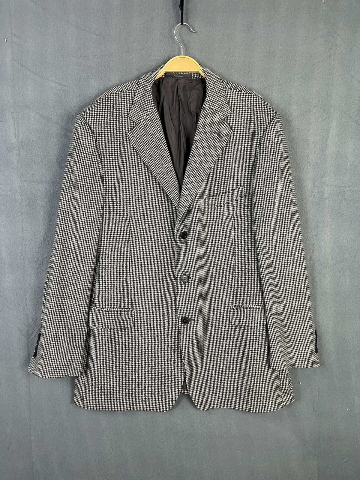 Ermenegildo Zegna × Z Zegna Z Zegna City Checkered Coat Wool Blazer Size 44R - 1 Thumbnail