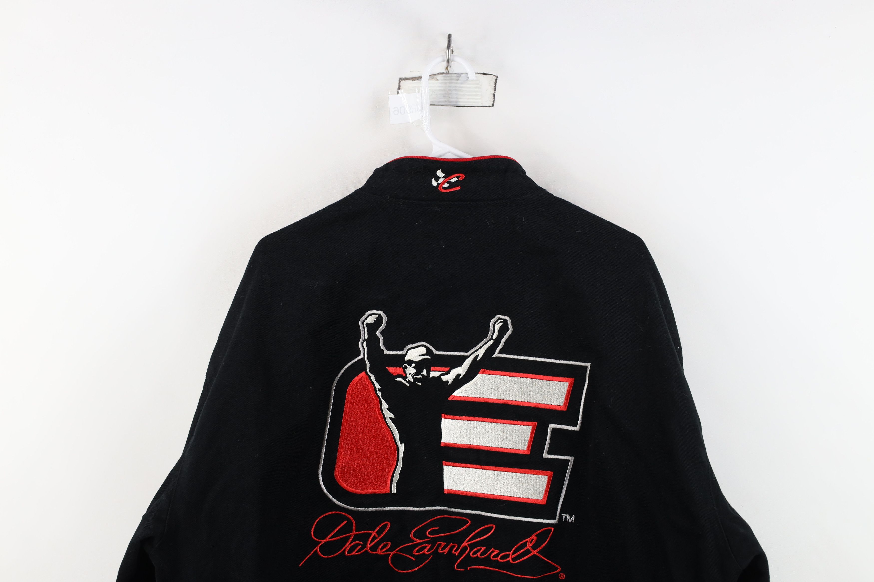 Vintage Vintage 90s NASCAR Earnhardt Racing Pit Crew Jacket Black Size US XL / EU 56 / 4 - 17 Thumbnail