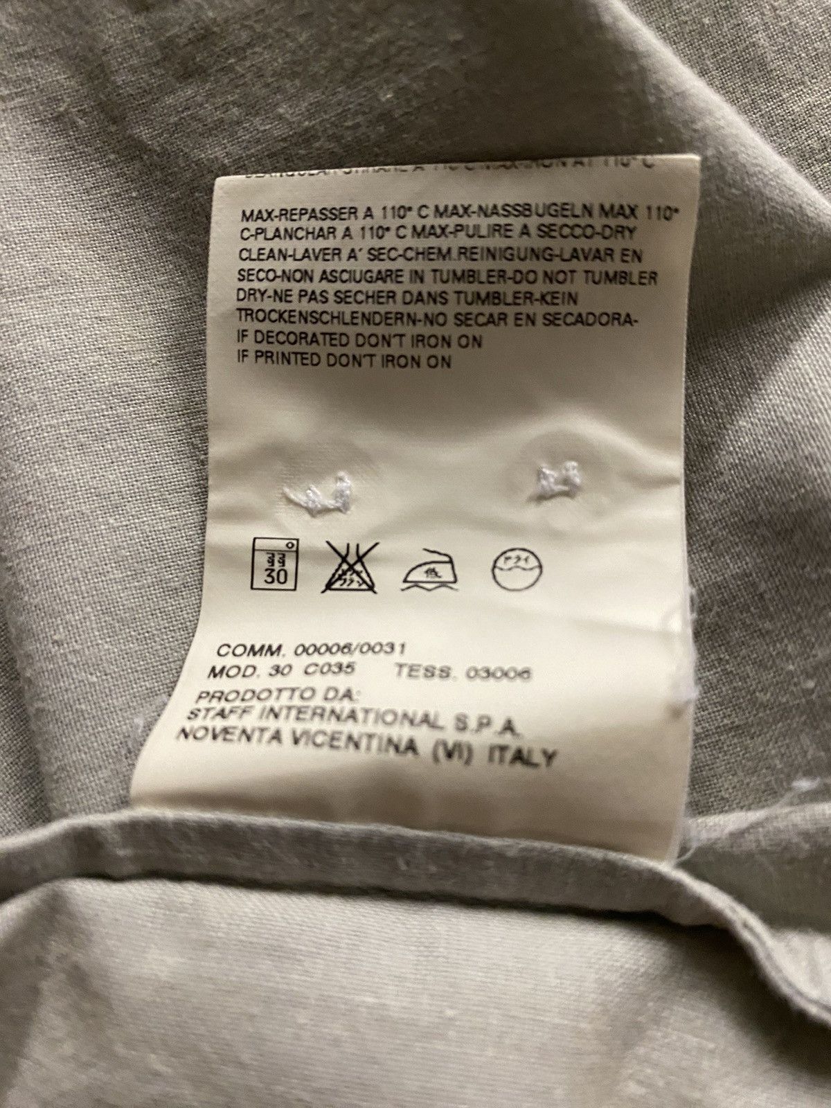 Maison Margiela Maison Margiela Gray Button Up Size US M / EU 48-50 / 2 - 4 Thumbnail